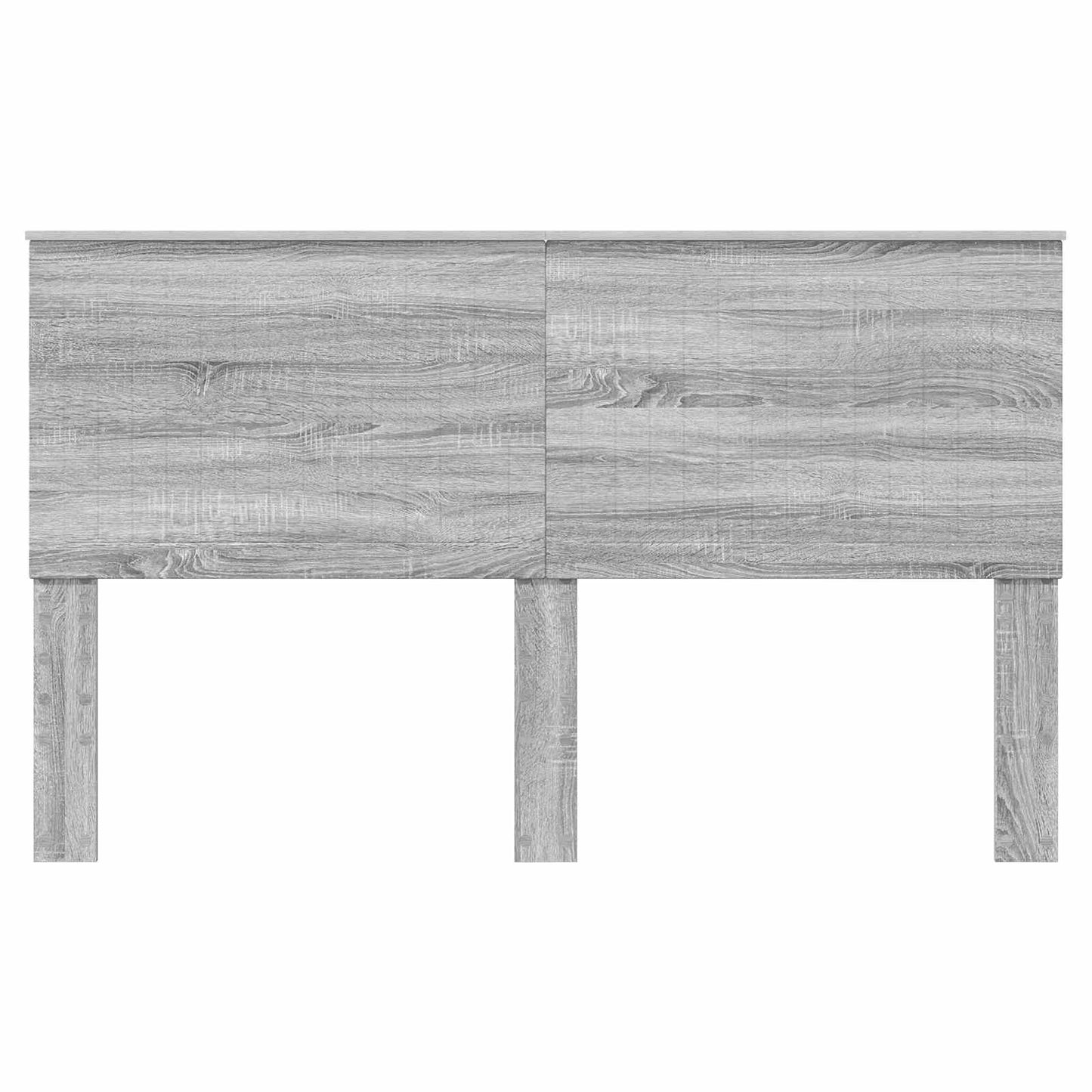 Headboard with Headboard Grey Sonoma 160 cm Engineered wood