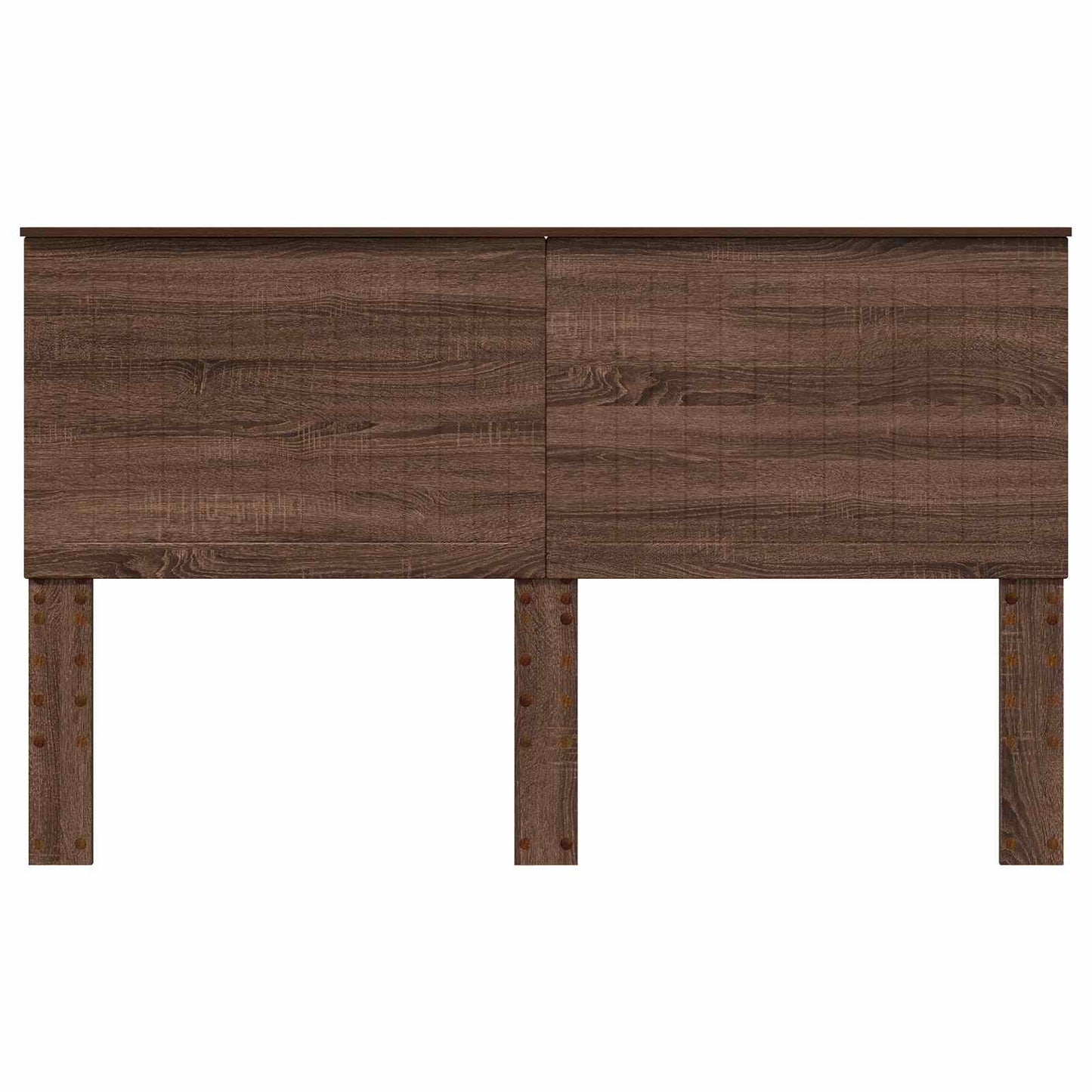 Headboard with Headboard Brown Oak 160 cm Engineered wood