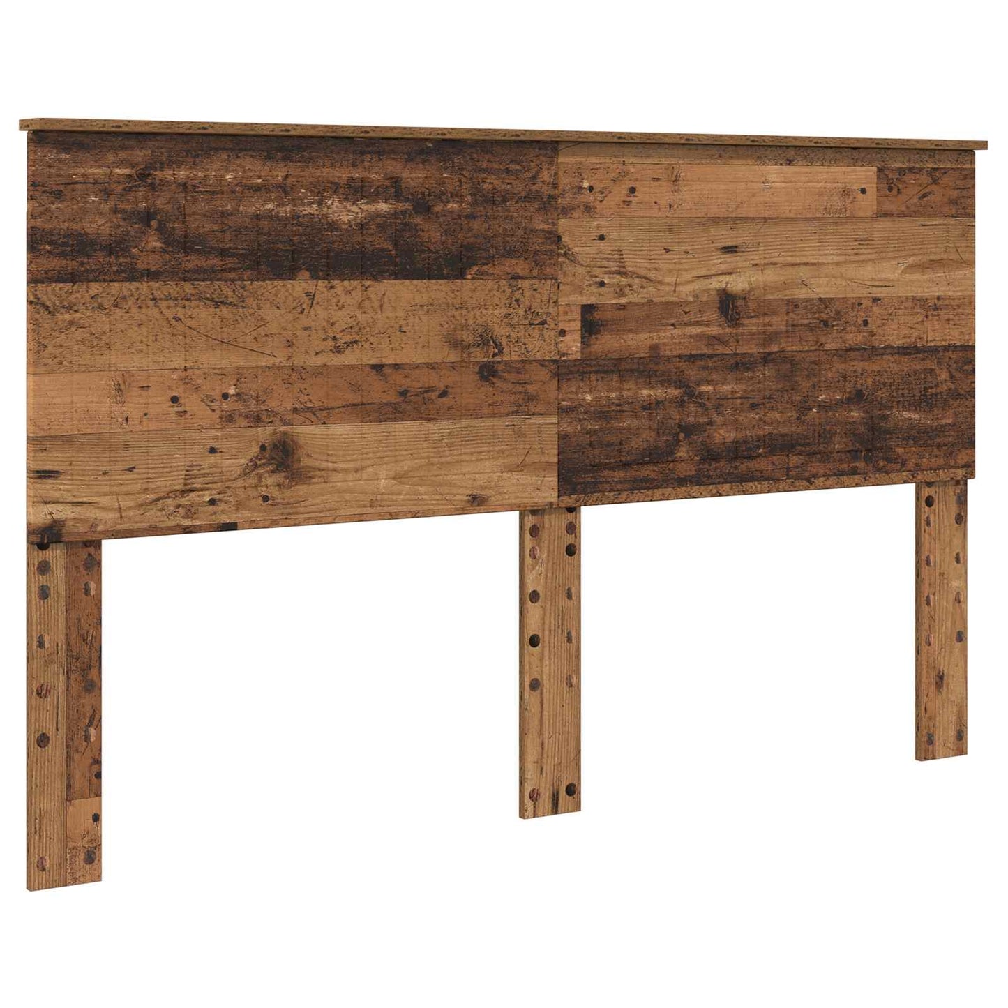 Headboard with Headboard Old Wood 160 cm Engineered wood