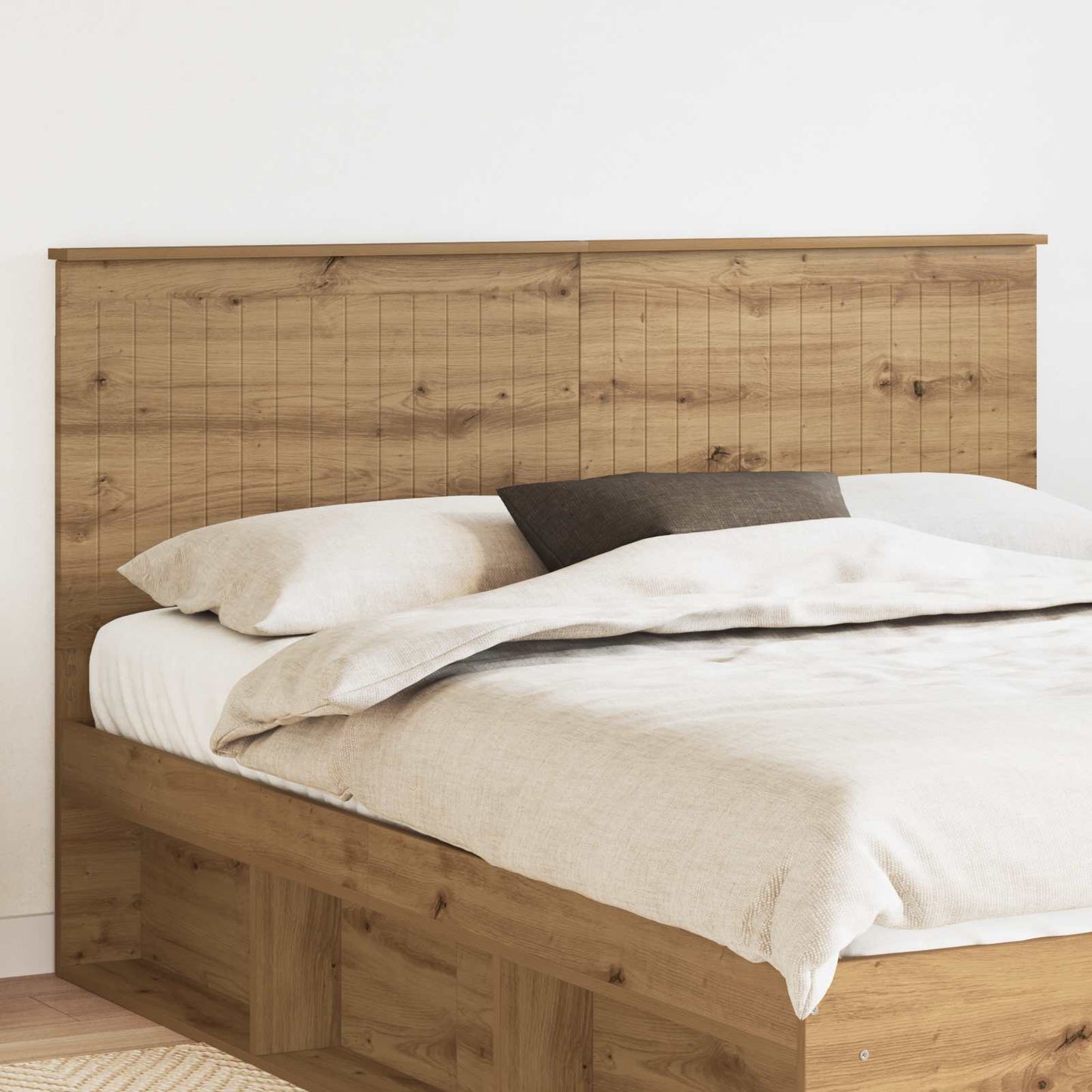 Headboard with Headboard Artisan Oak 160 cm Engineered wood