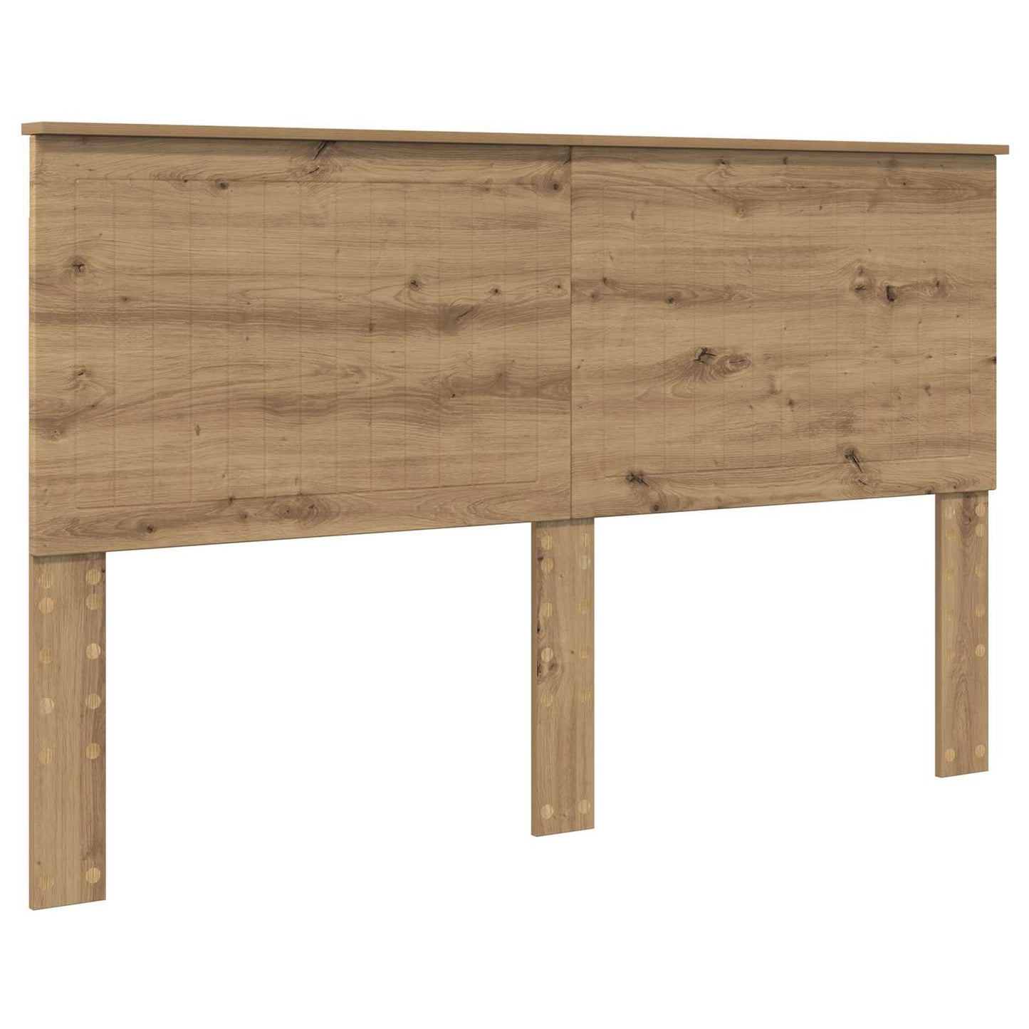 Headboard with Headboard Artisan Oak 160 cm Engineered wood