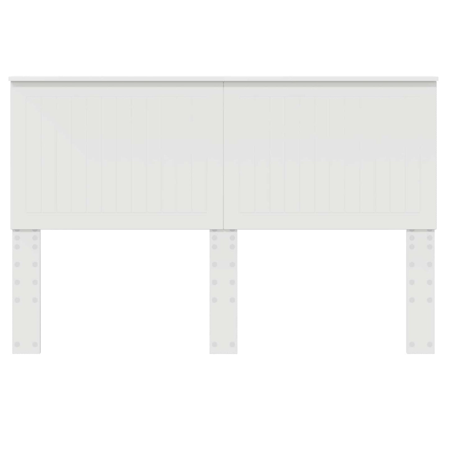 Headboard with Headboard White 150 cm Engineered wood