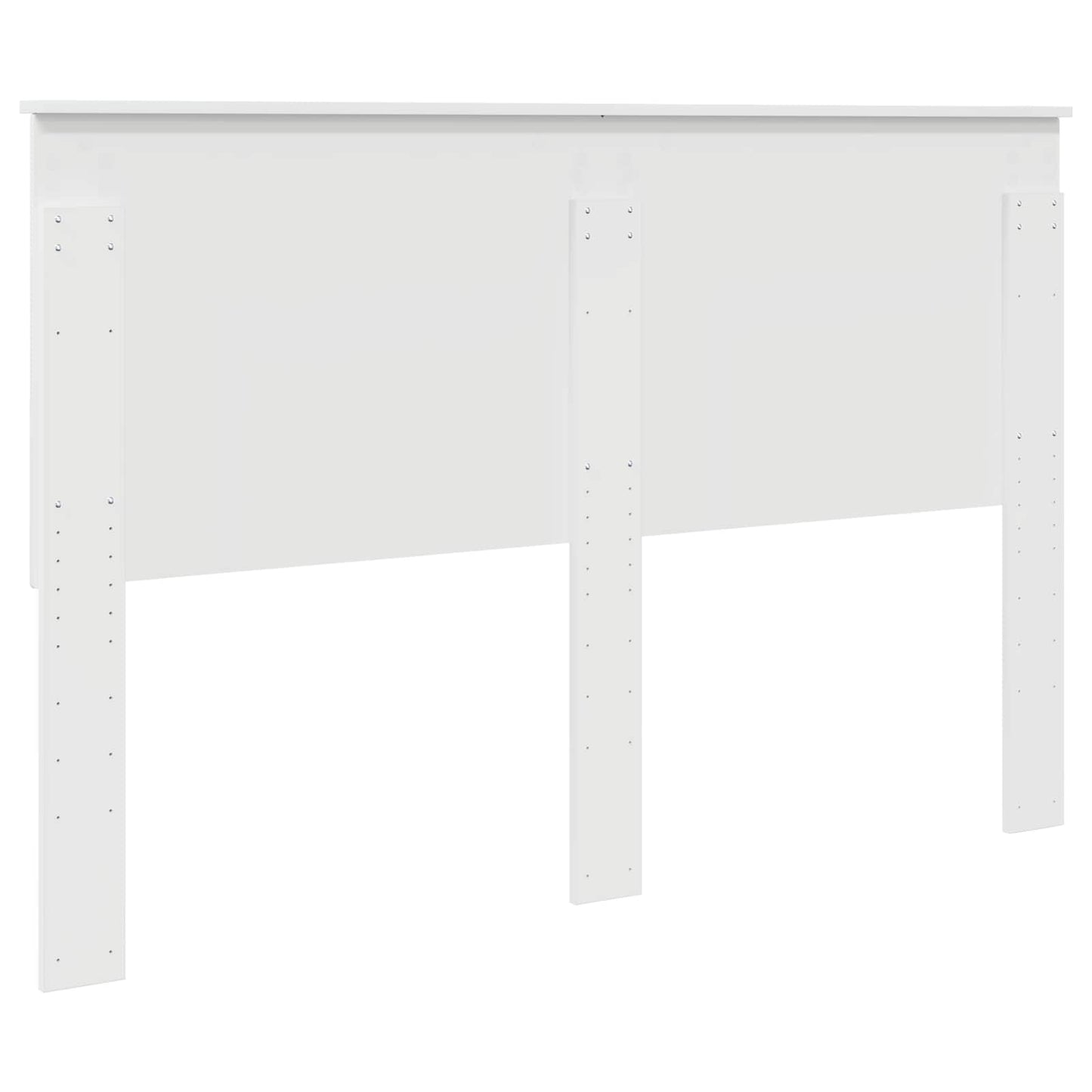 Headboard with Headboard Gloss White 150 cm Engineered wood