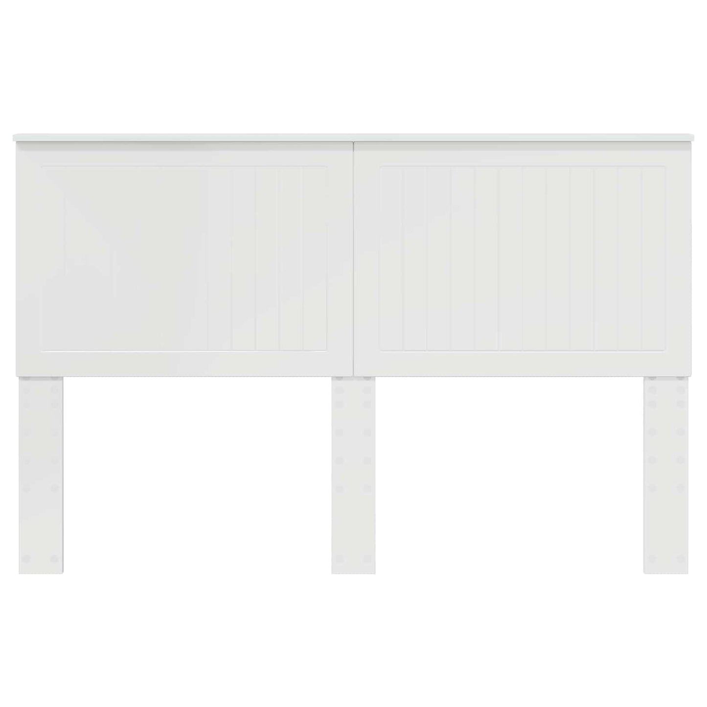 Headboard with Headboard Gloss White 150 cm Engineered wood