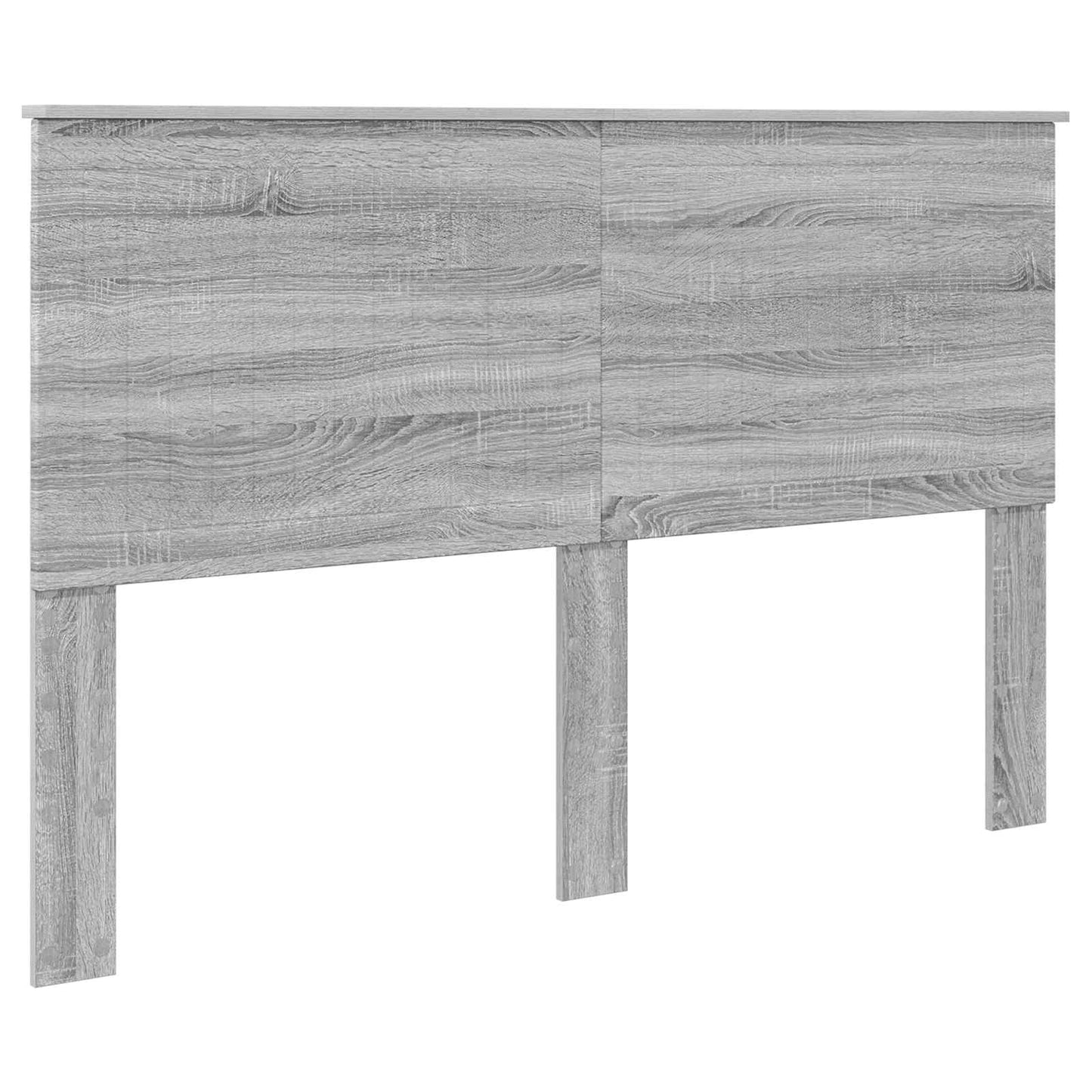 Headboard with Headboard Grey Sonoma 150 cm Engineered wood
