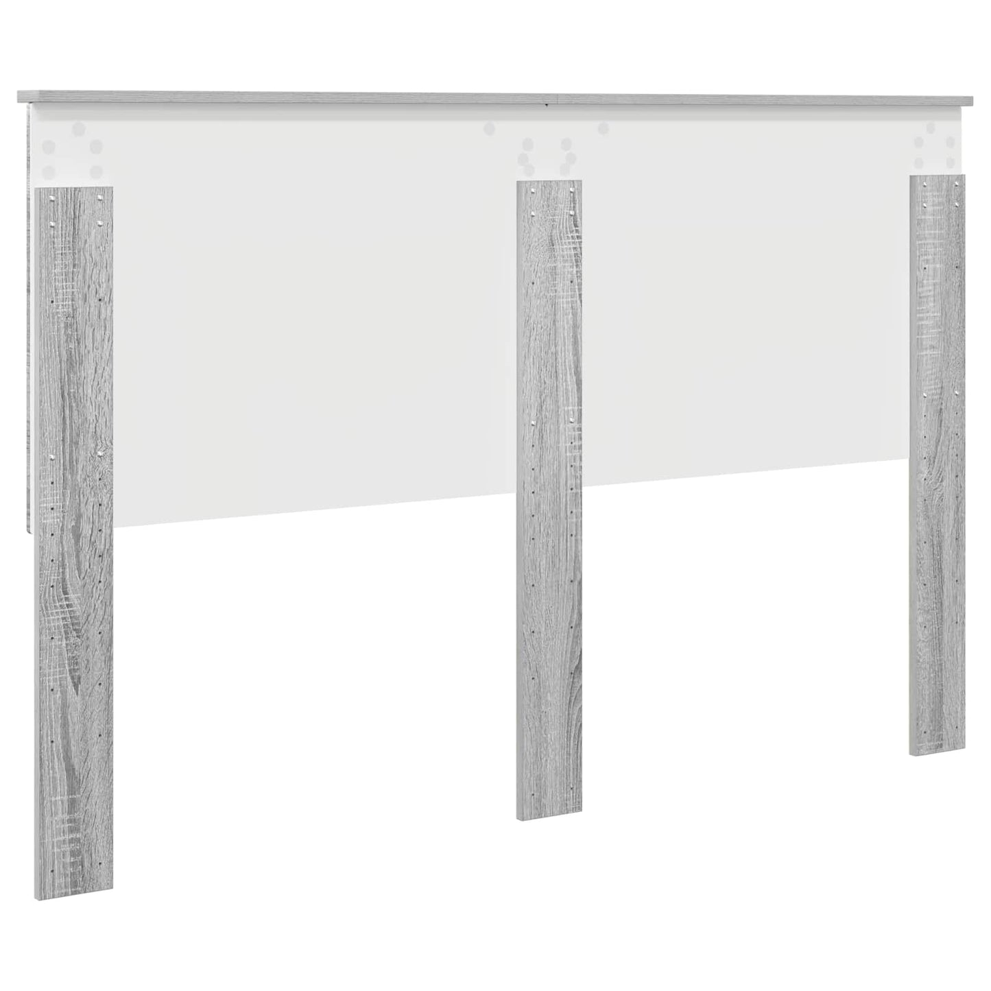 Headboard with Headboard Grey Sonoma 150 cm Engineered wood