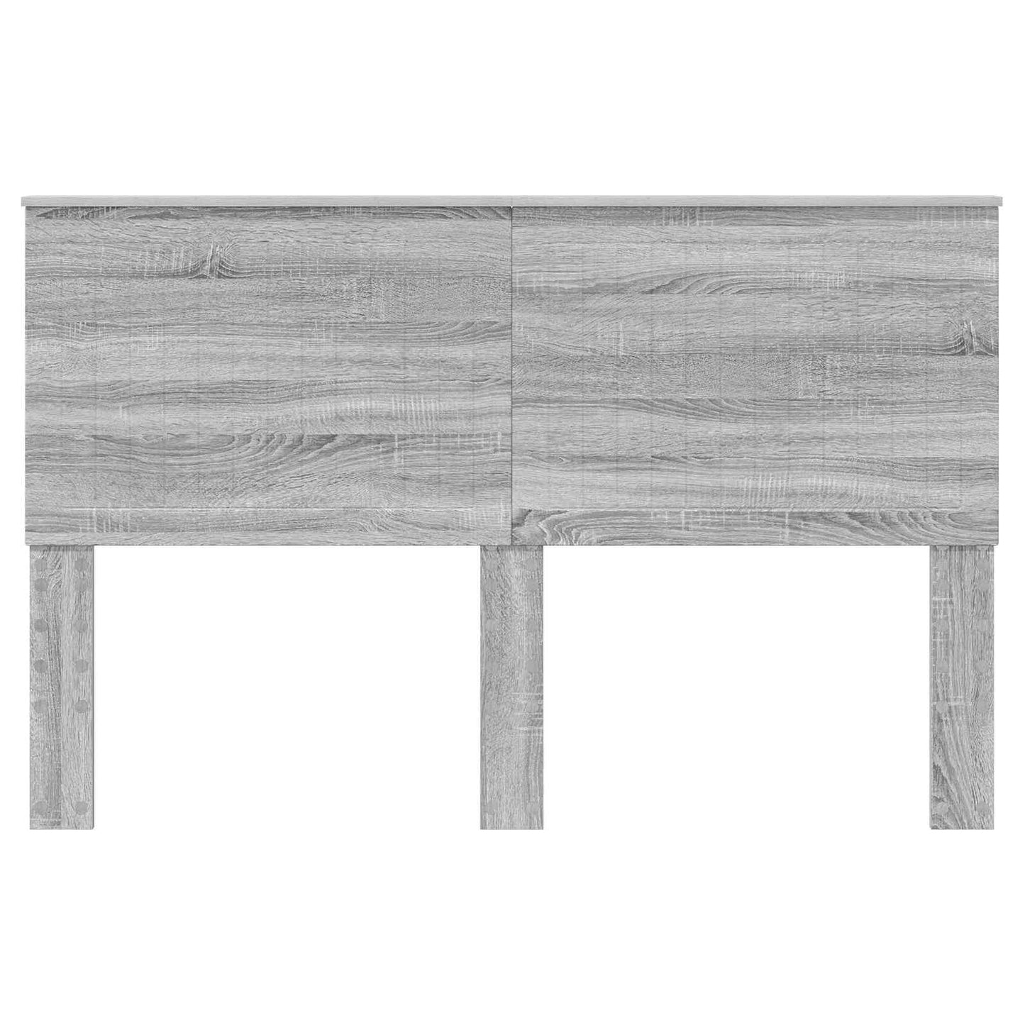 Headboard with Headboard Grey Sonoma 150 cm Engineered wood