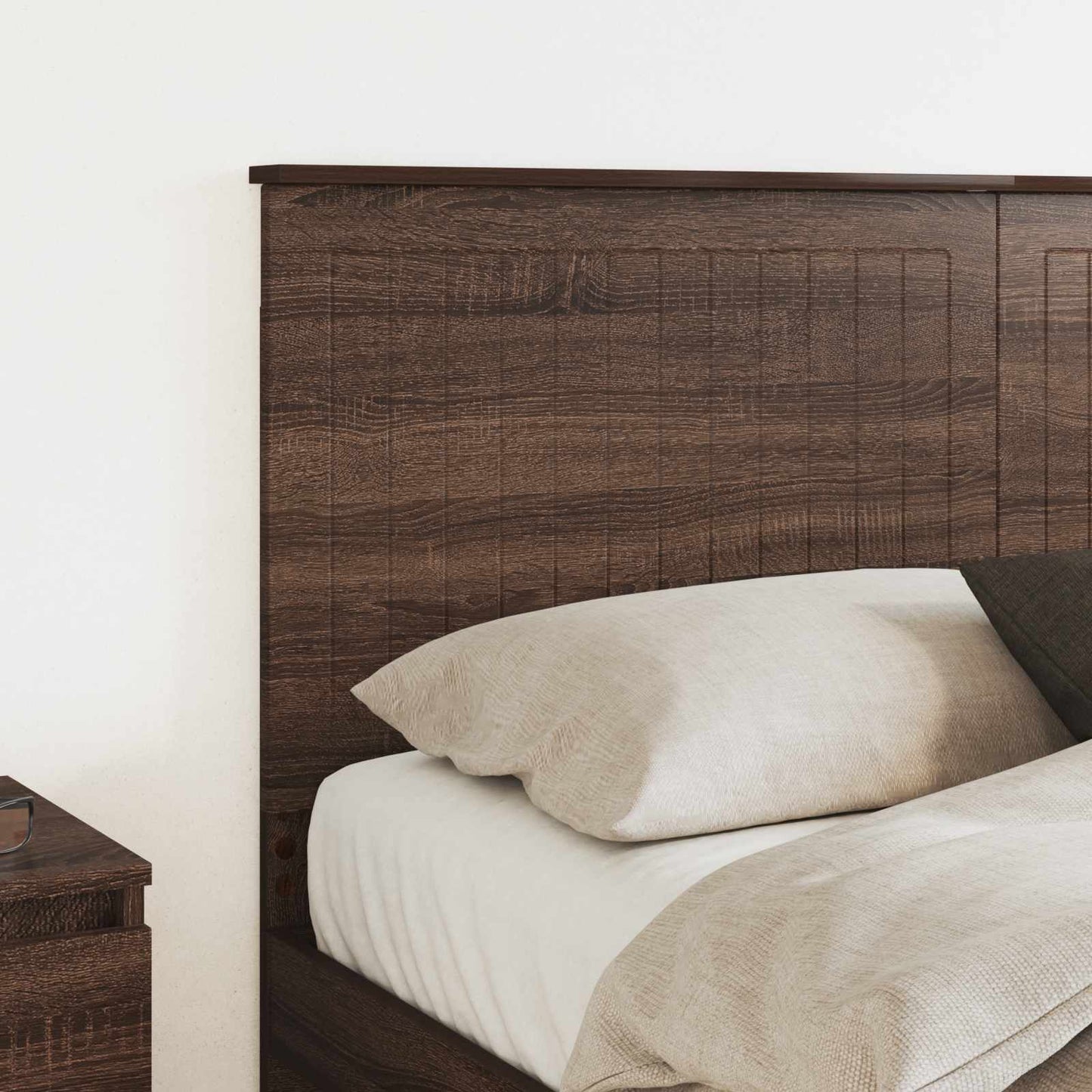 Headboard with Headboard Brown Oak 150 cm Engineered wood