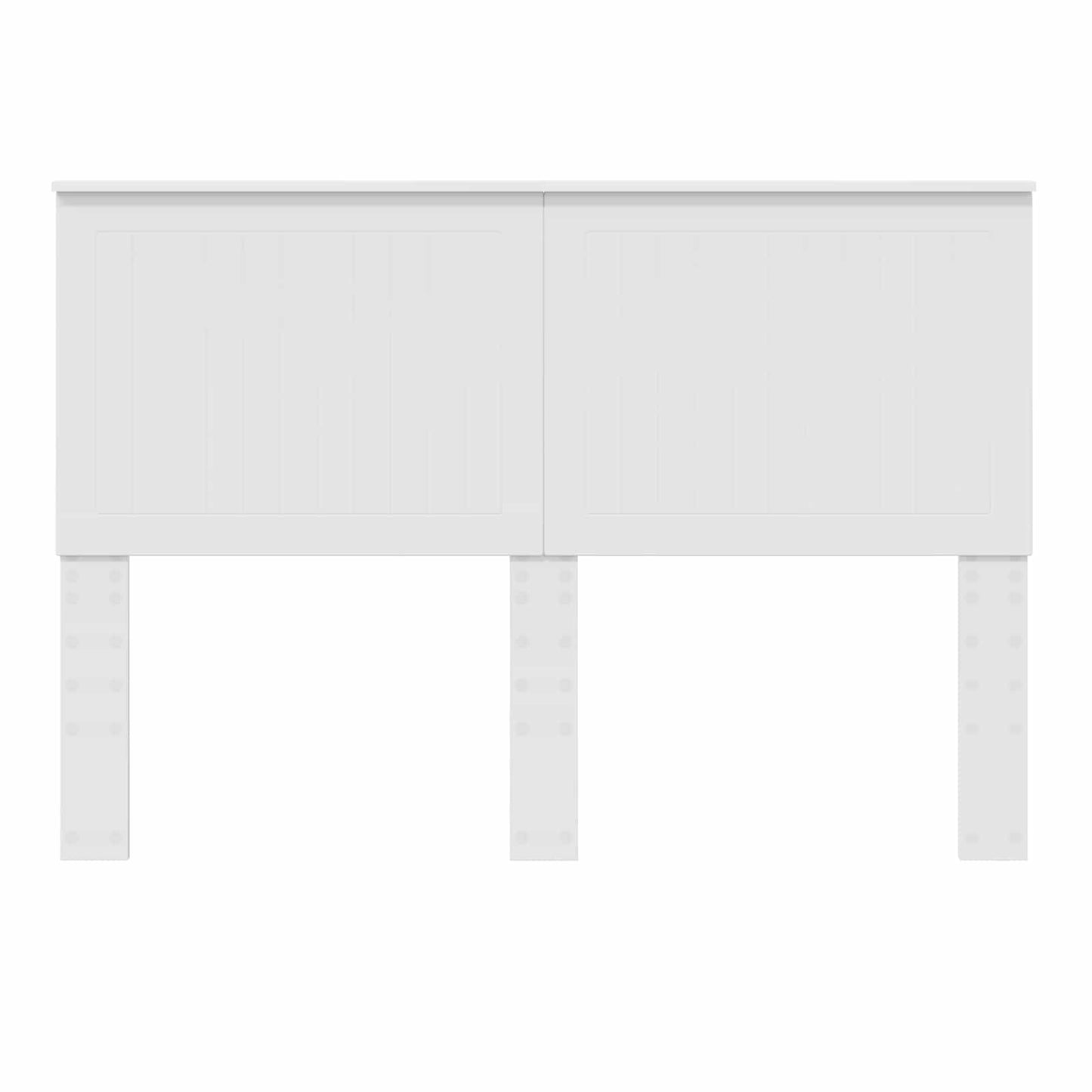 Headboard with Headboard White 140 cm Engineered wood