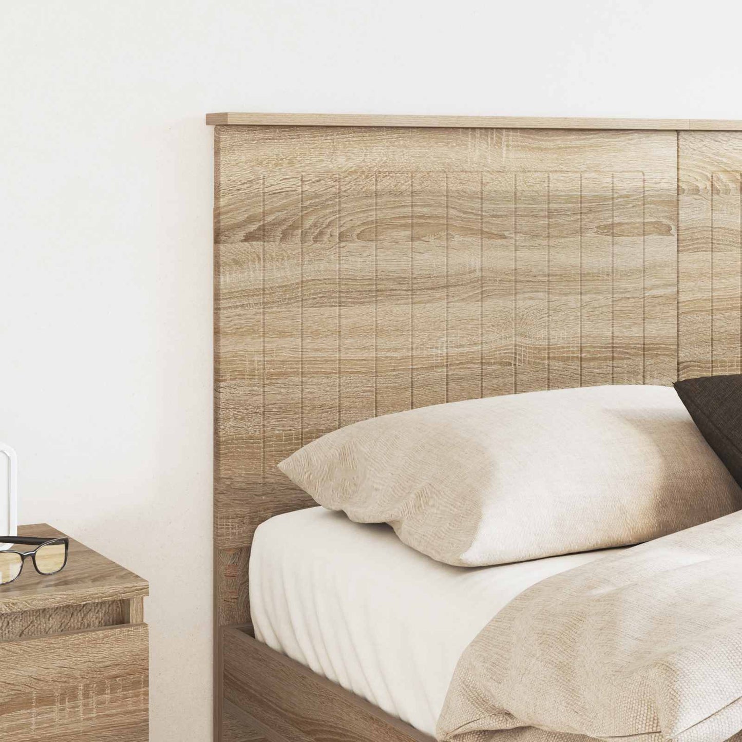 Headboard with Headboard Sonoma Oak 140 cm Engineered wood