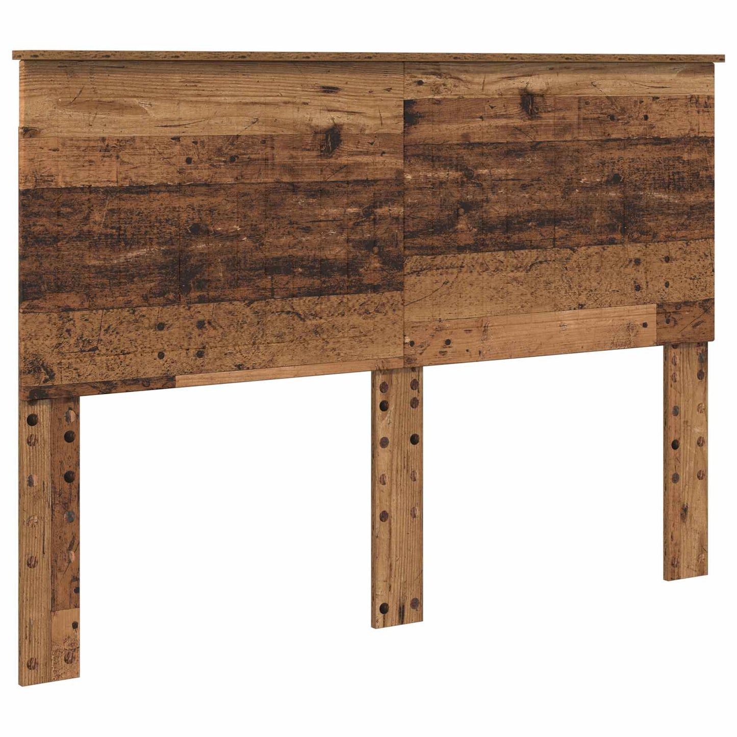 Headboard with Headboard Old Wood 140 cm Engineered wood