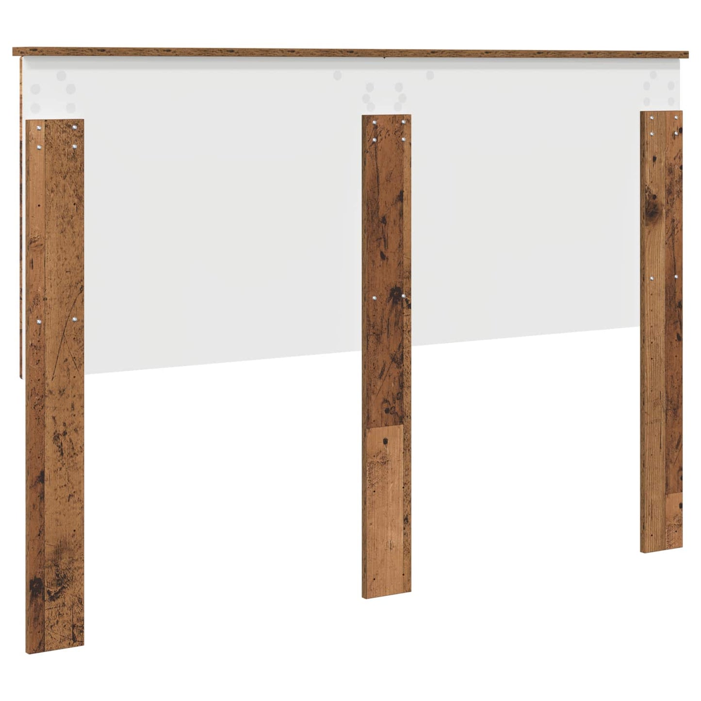 Headboard with Headboard Old Wood 140 cm Engineered wood