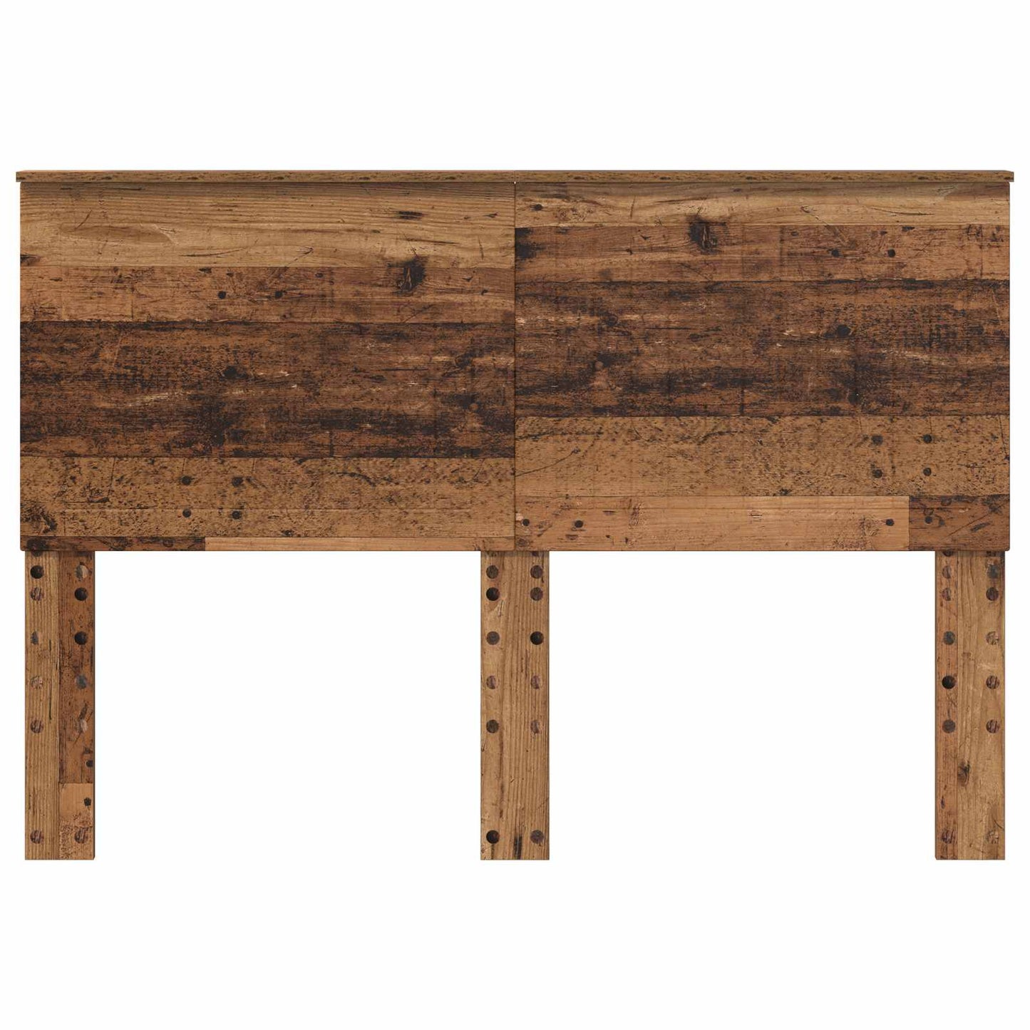 Headboard with Headboard Old Wood 140 cm Engineered wood