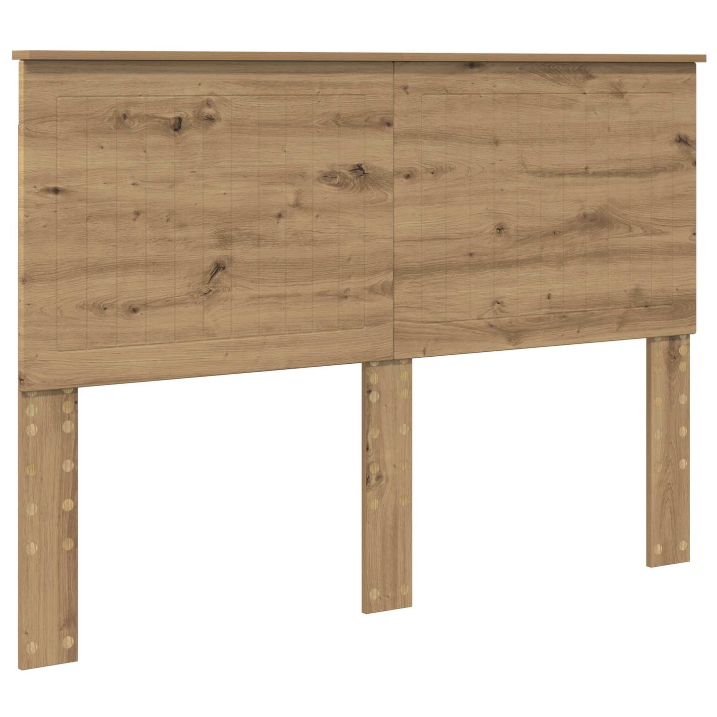Headboard with Headboard Artisan Oak 140 cm Engineered wood