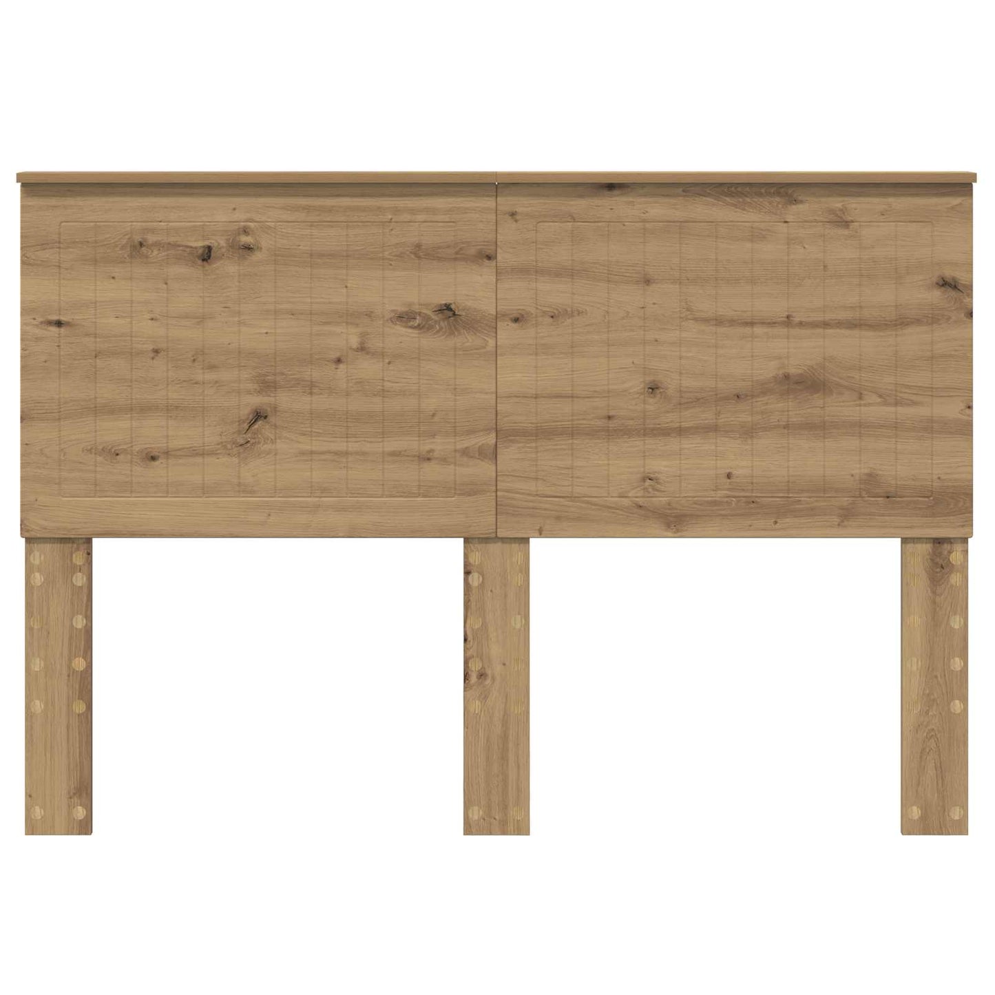 Headboard with Headboard Artisan Oak 140 cm Engineered wood