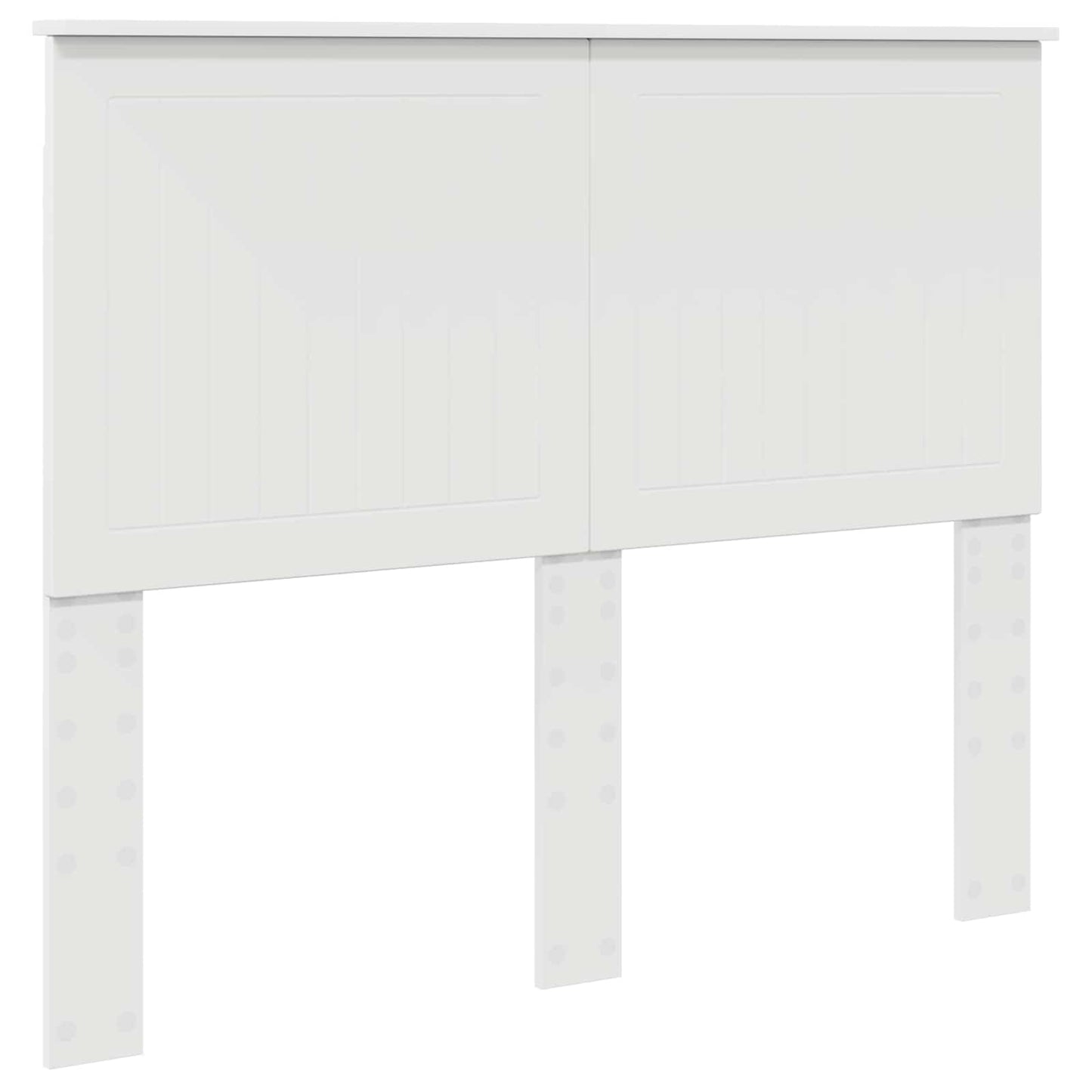 Headboard with Headboard White 135 cm Engineered wood