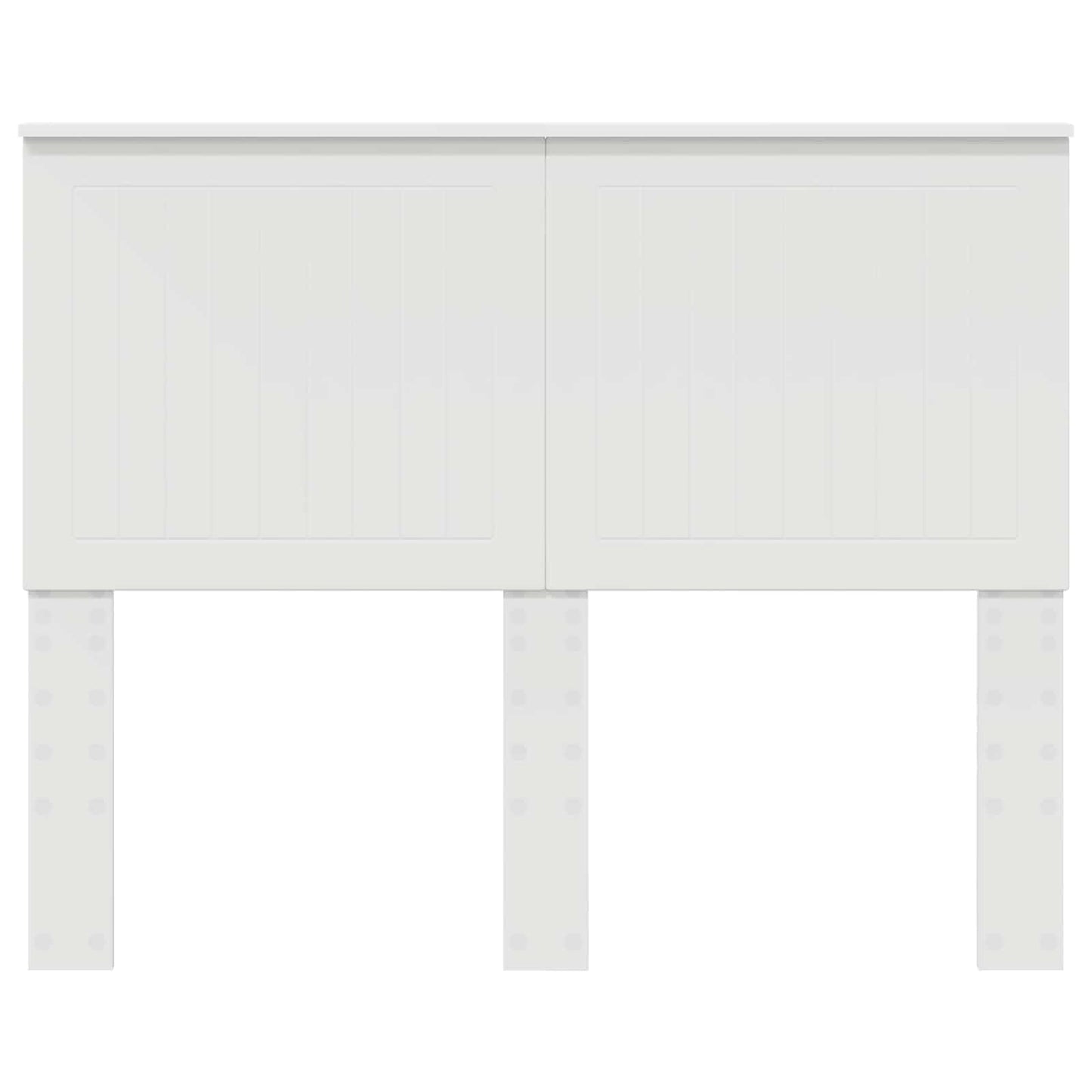 Headboard with Headboard White 135 cm Engineered wood