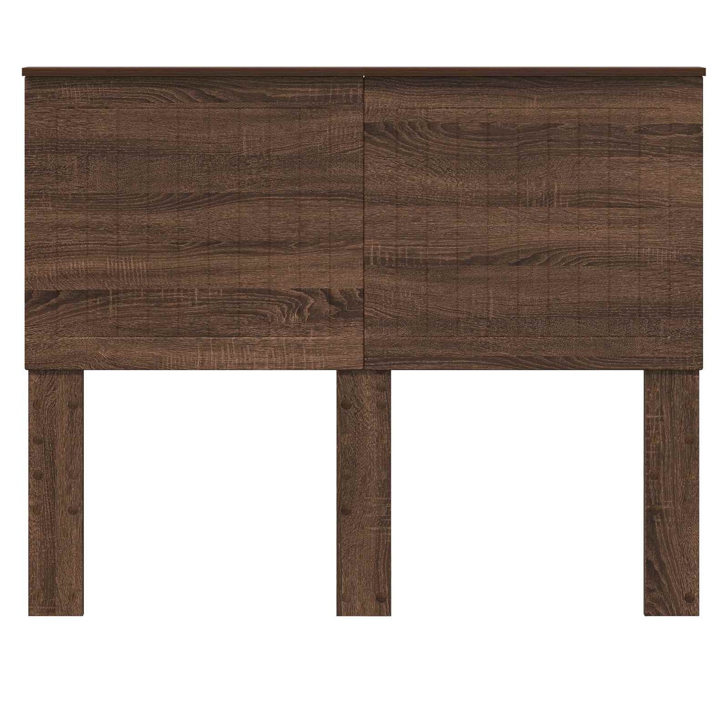 Headboard with Headboard Brown Oak 135 cm Engineered wood