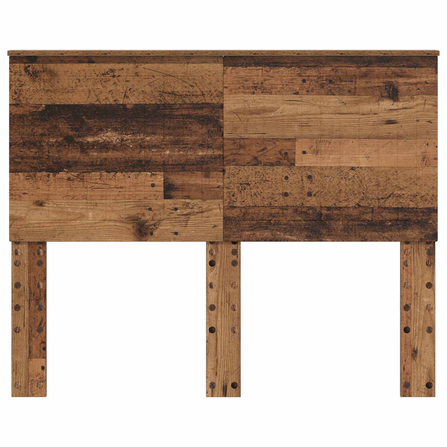Headboard with Headboard Old Wood 135 cm Engineered wood