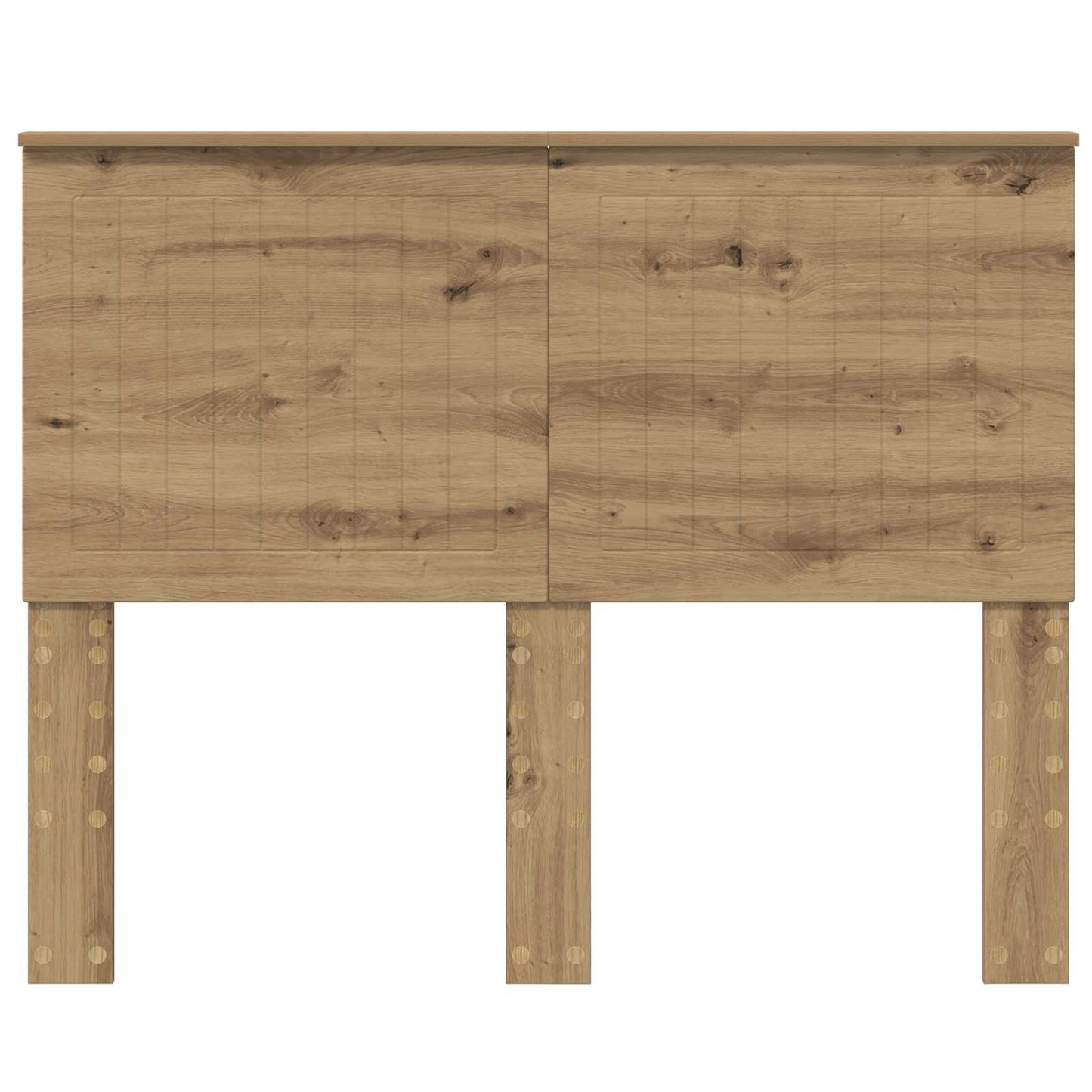 Headboard with Headboard Artisan Oak 135 cm Engineered wood