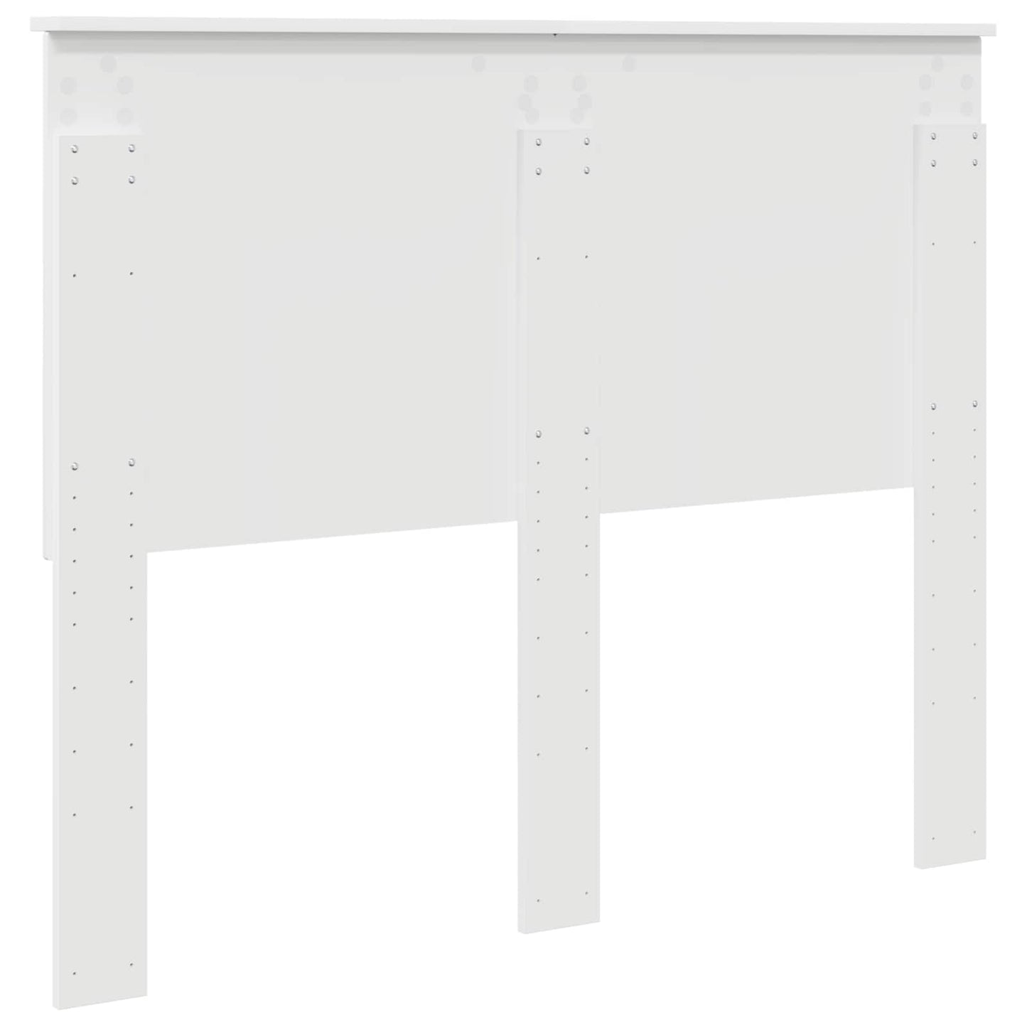 Headboard with Headboard White 120 cm Engineered wood