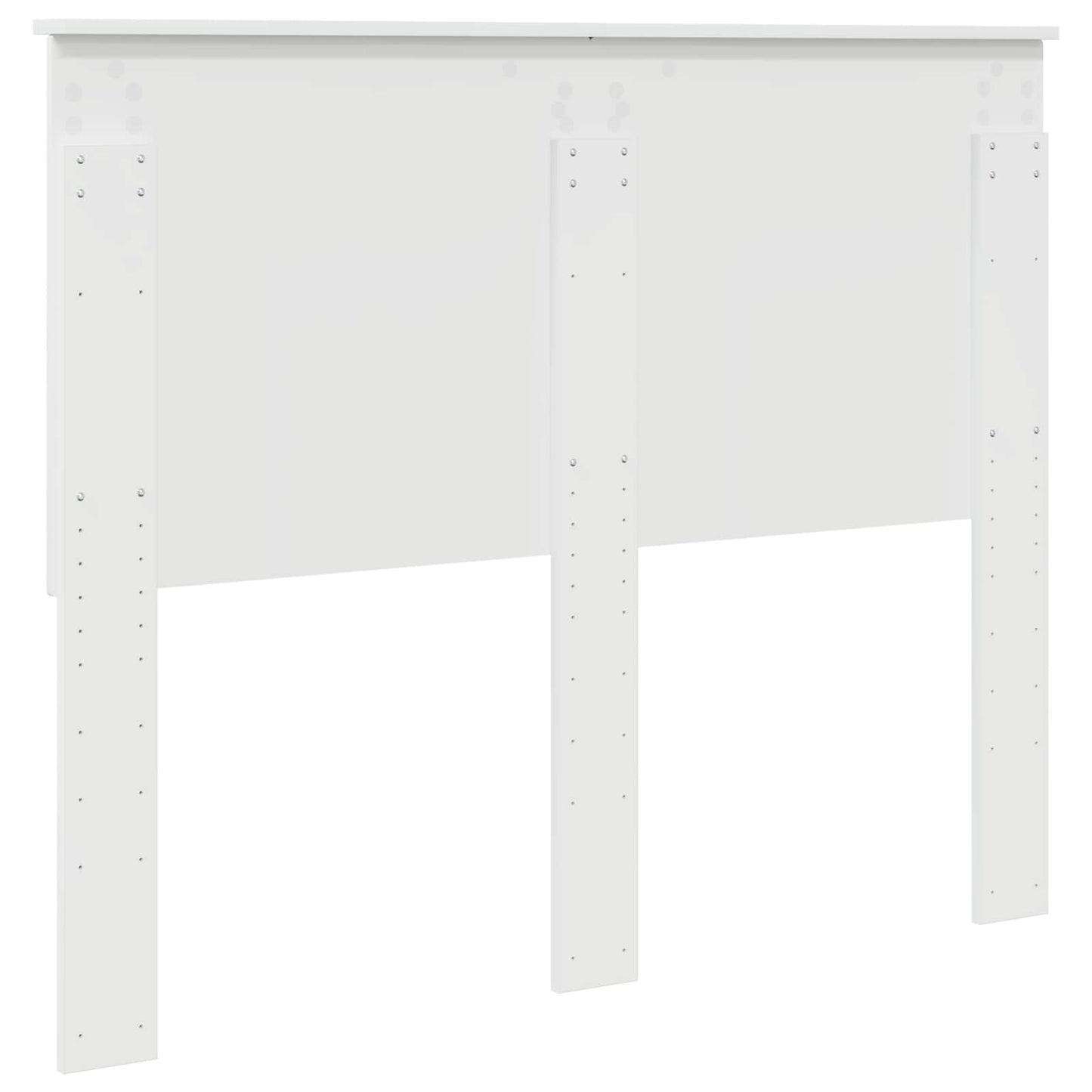 Headboard with Headboard Gloss White 120 cm Engineered wood