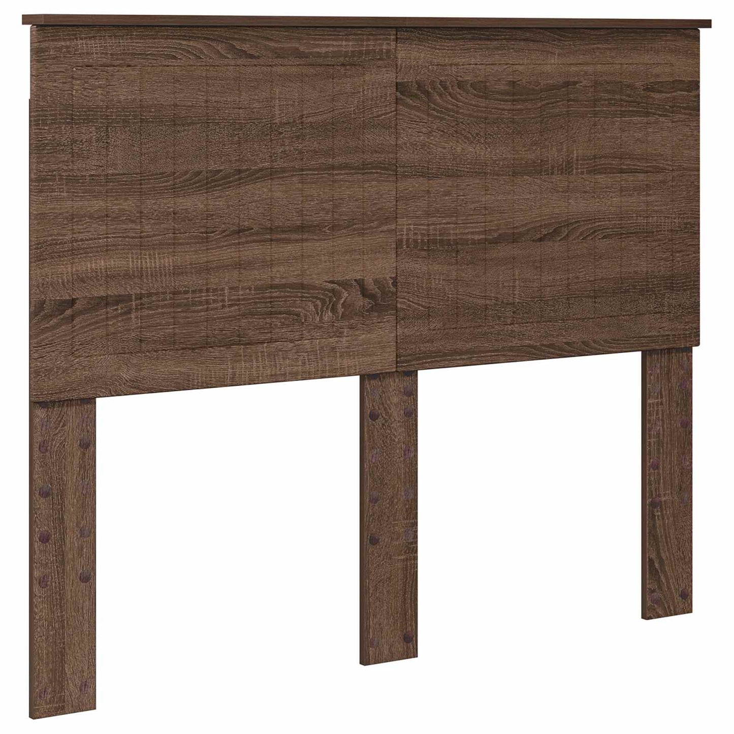 Headboard with Headboard Brown Oak 120 cm Engineered wood