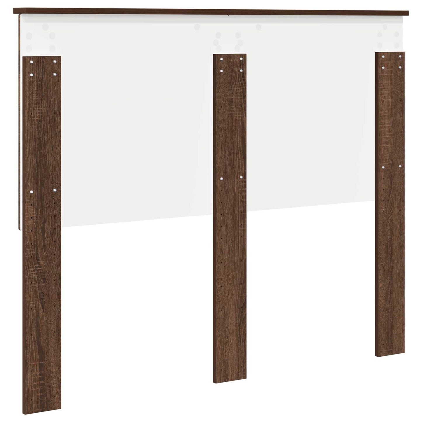 Headboard with Headboard Brown Oak 120 cm Engineered wood