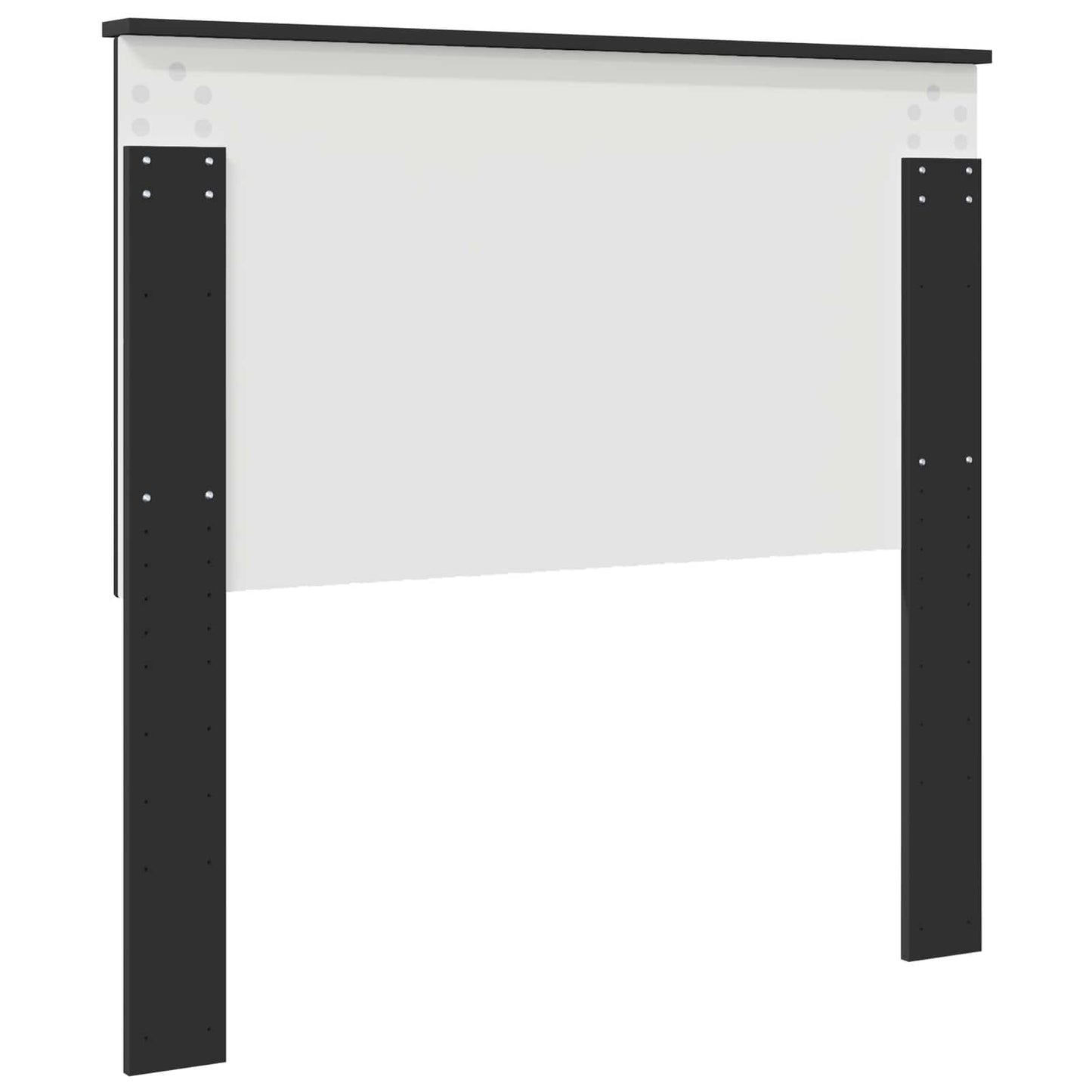 Headboard with Headboard Black Oak 100 cm Engineered wood
