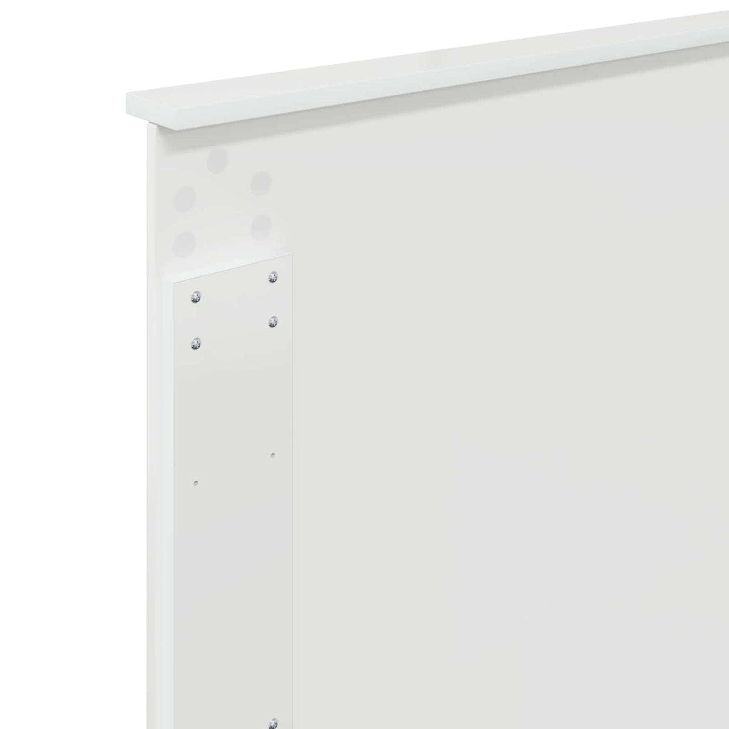 Headboard with Headboard Gloss White 100 cm Engineered wood