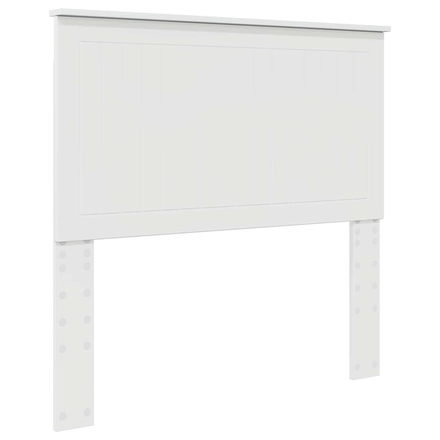 Headboard with Headboard Gloss White 100 cm Engineered wood