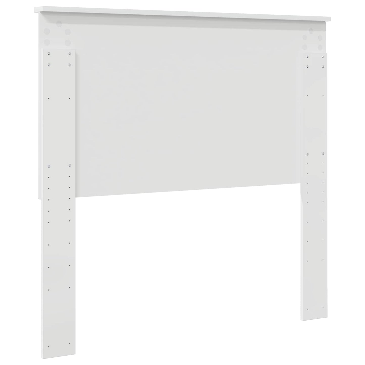 Headboard with Headboard Gloss White 100 cm Engineered wood