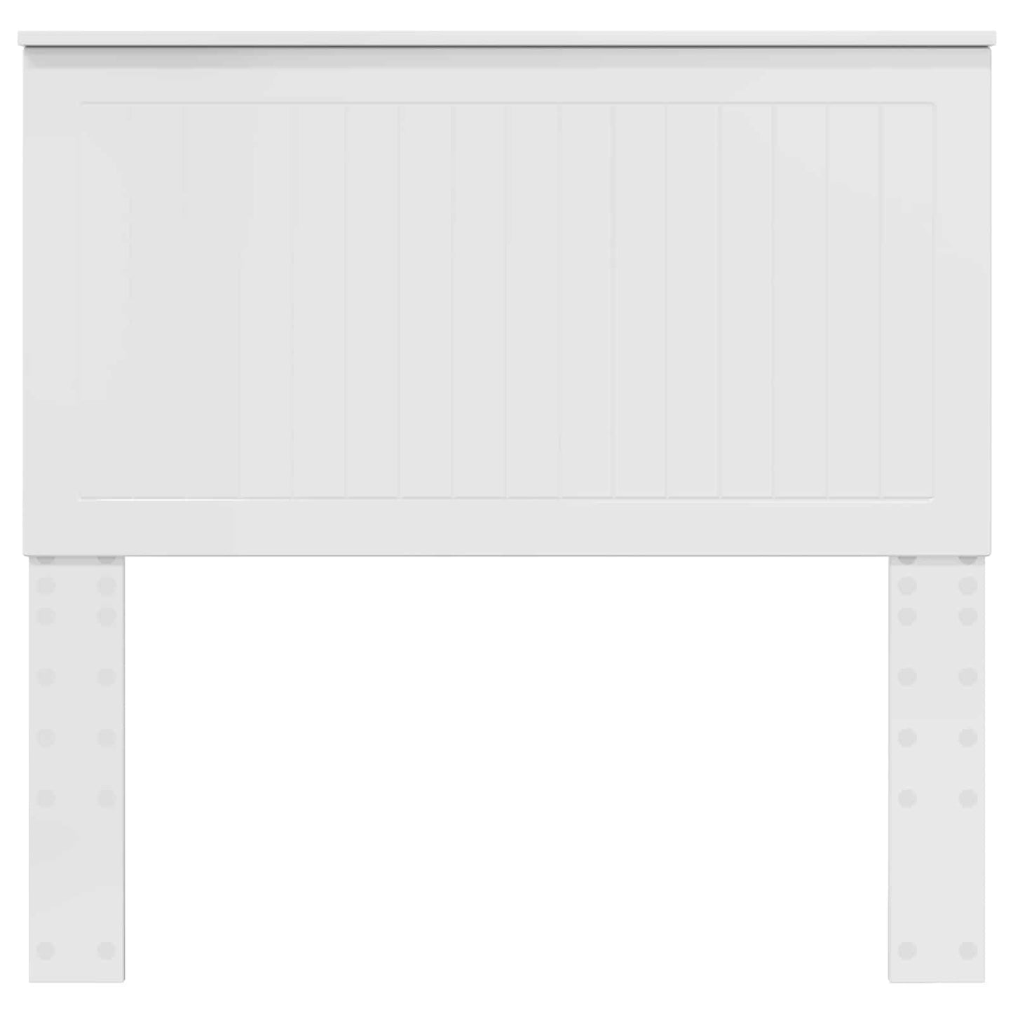 Headboard with Headboard Gloss White 100 cm Engineered wood
