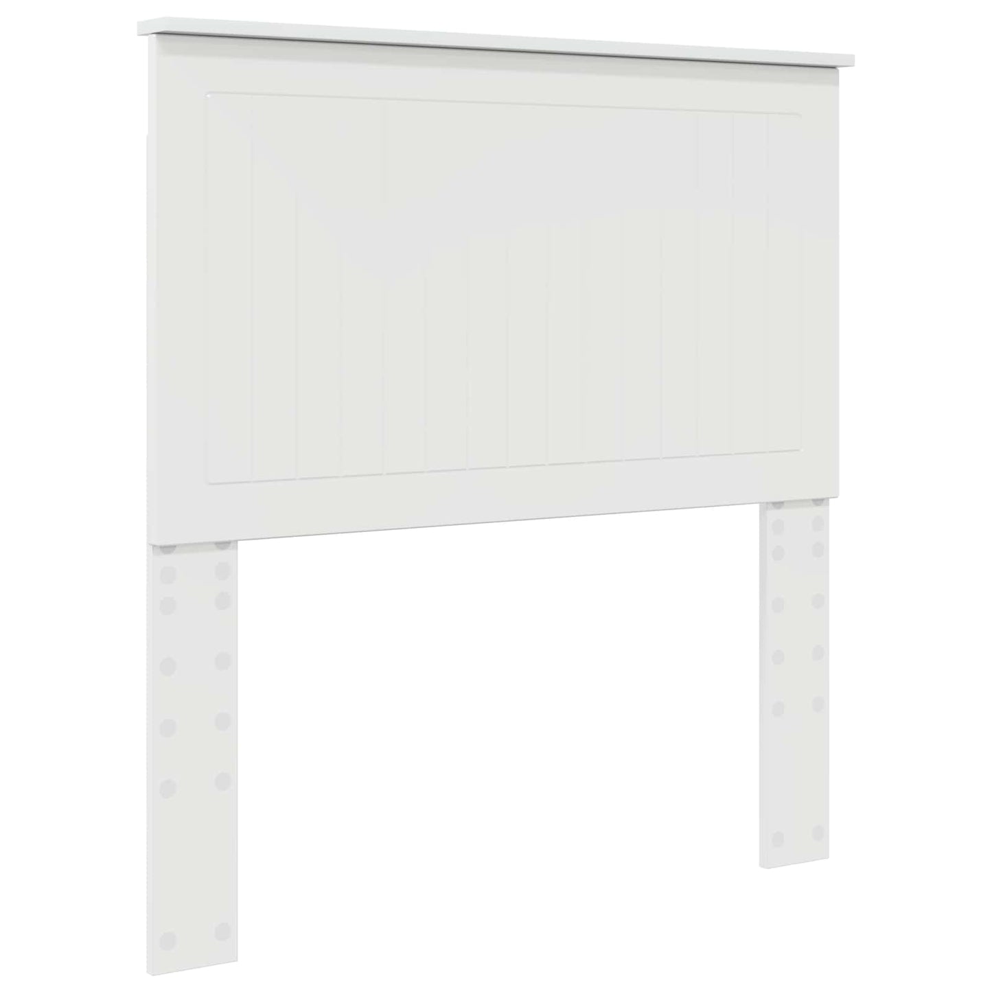Headboard with Headboard Gloss White 90 cm Engineered wood