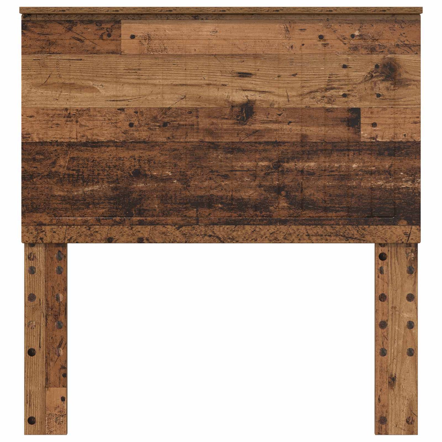 Headboard with Headboard Old Wood 90 cm Engineered wood