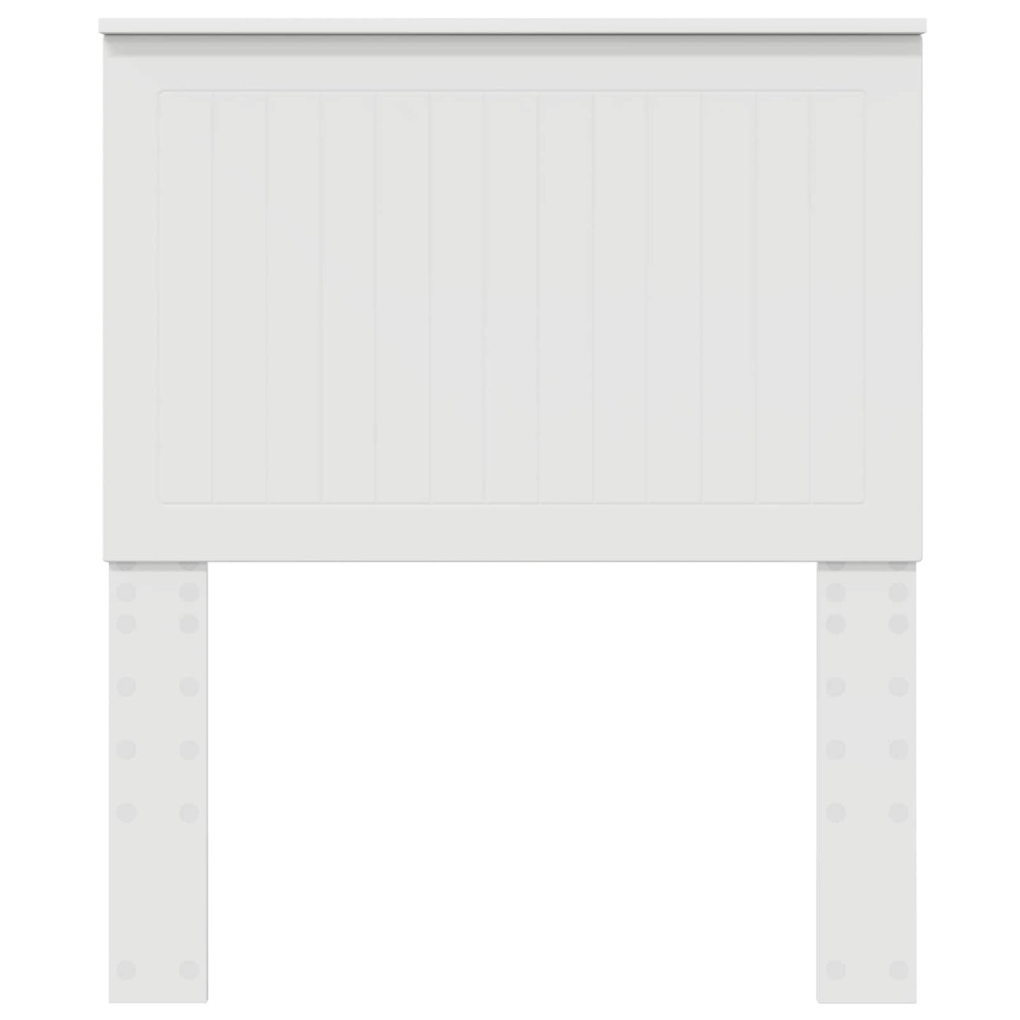 Headboard with Headboard White 80 cm Engineered wood
