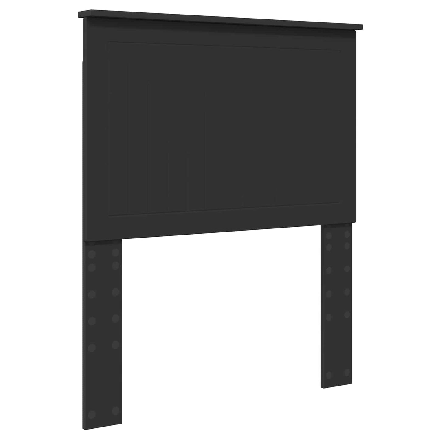 Headboard with Headboard Black Oak 80 cm Engineered wood