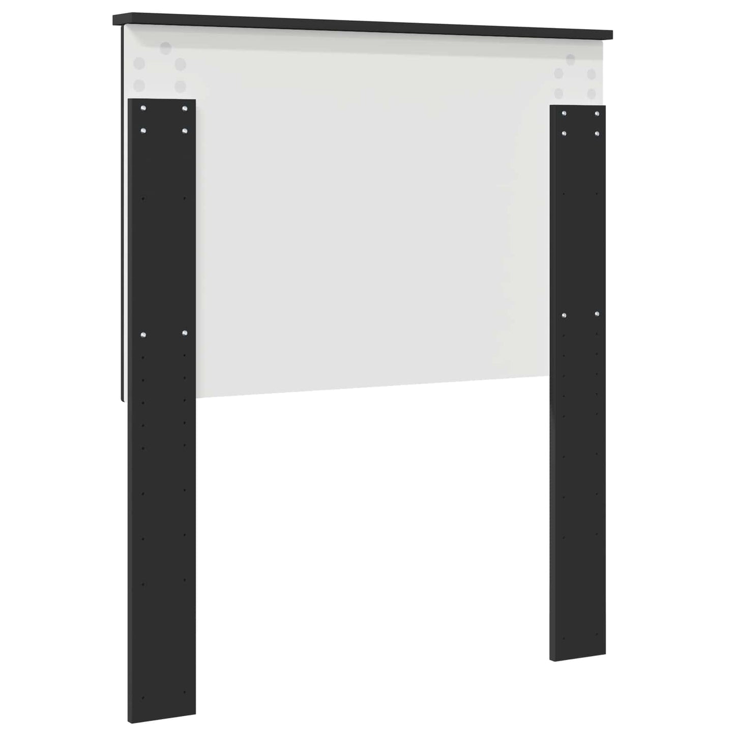Headboard with Headboard Black Oak 80 cm Engineered wood