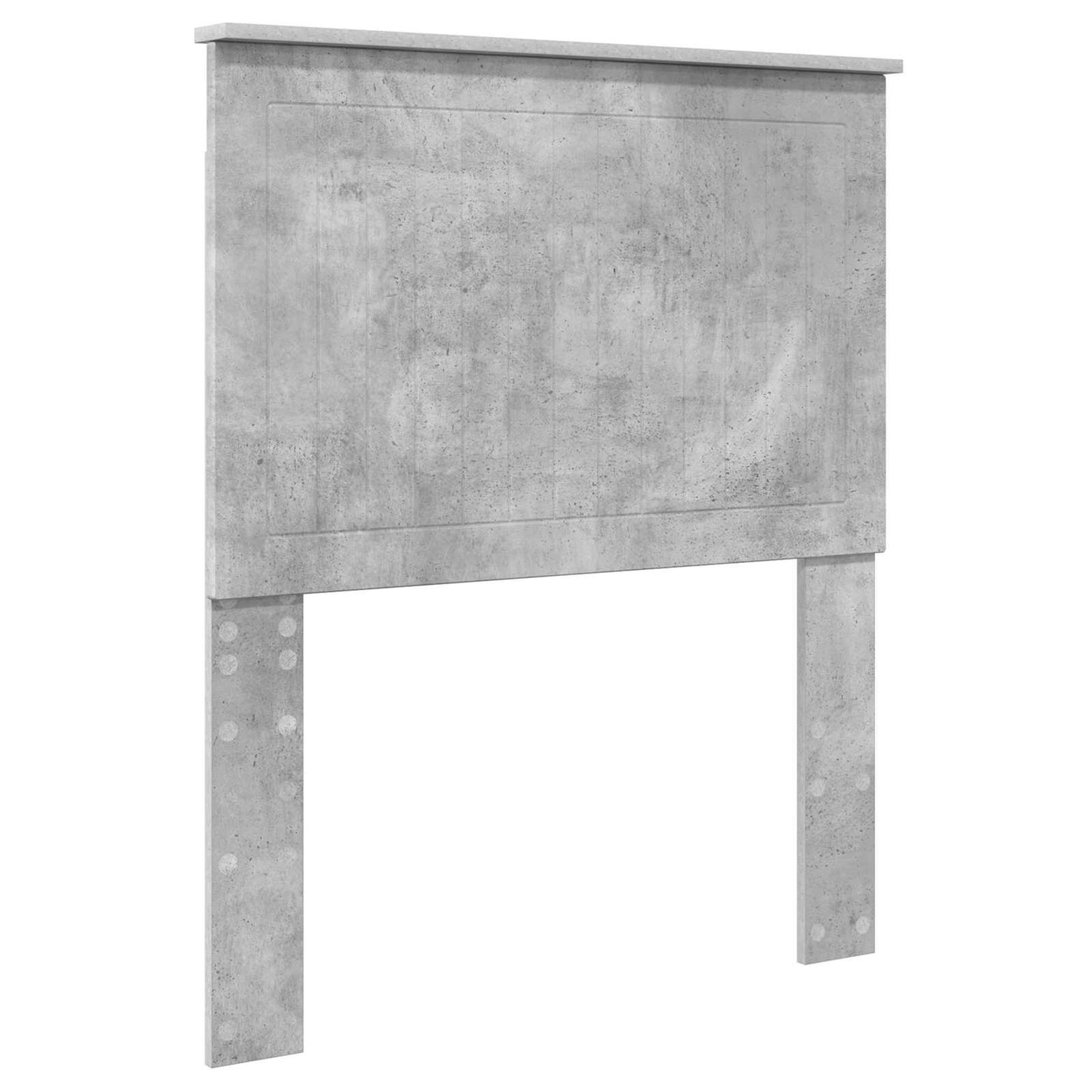 Headboard with Headboard Concrete Grey 80 cm Engineered wood
