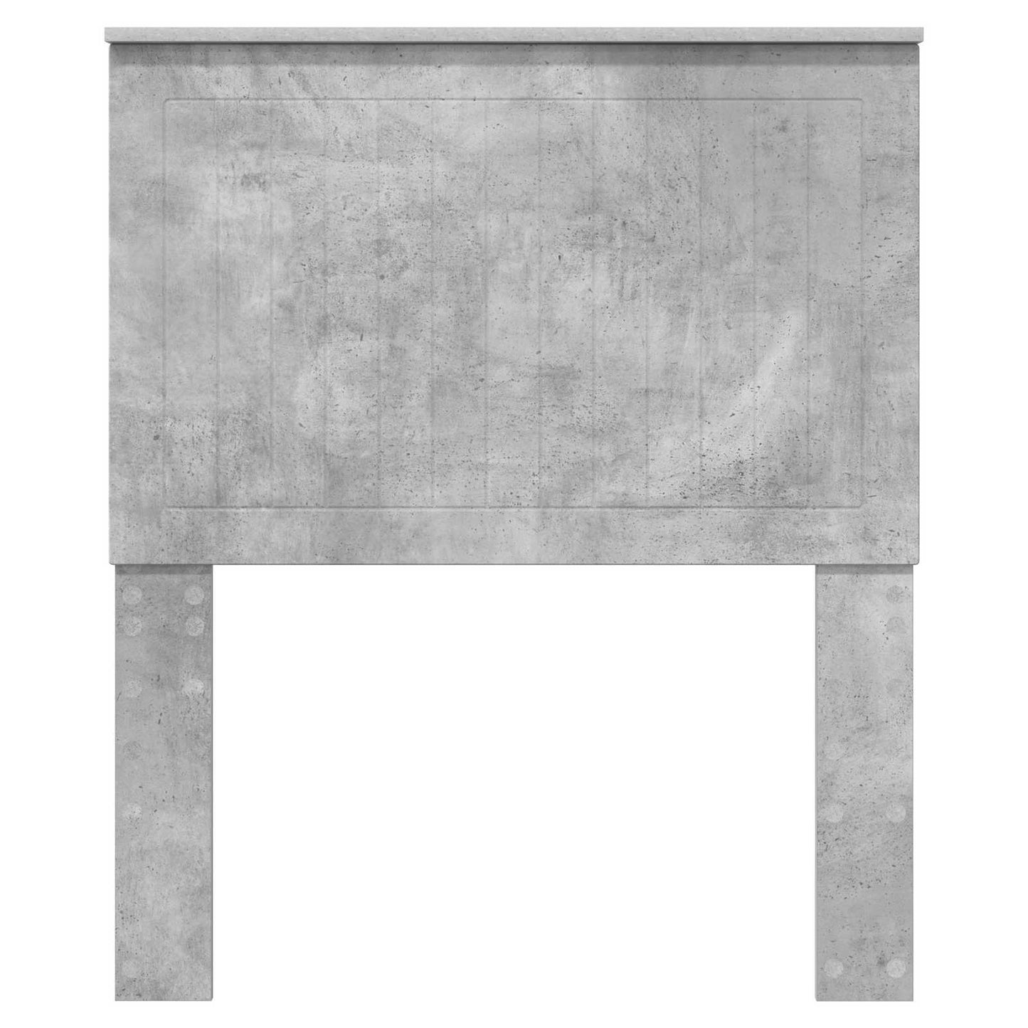 Headboard with Headboard Concrete Grey 80 cm Engineered wood