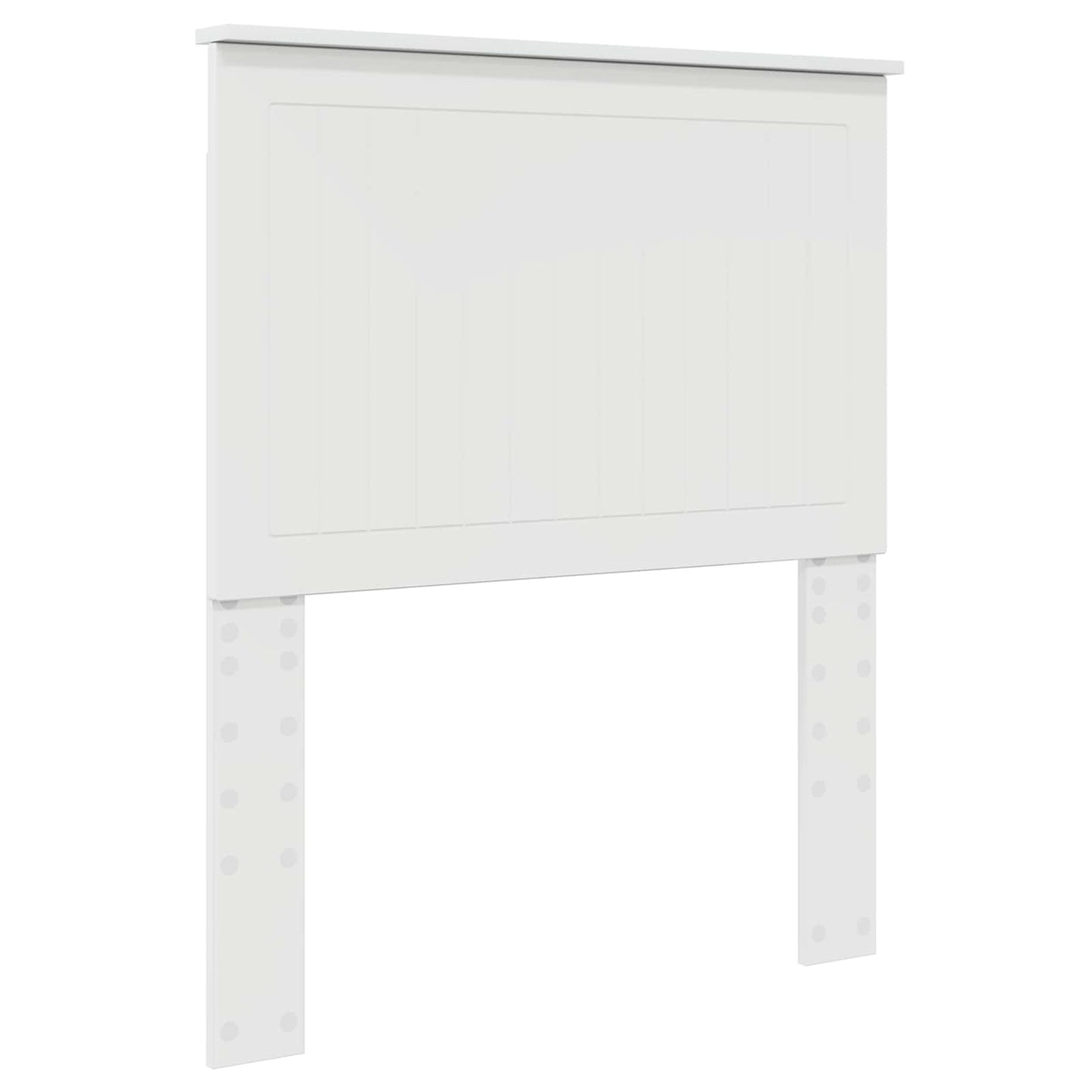 Headboard with Headboard Gloss White 80 cm Engineered wood