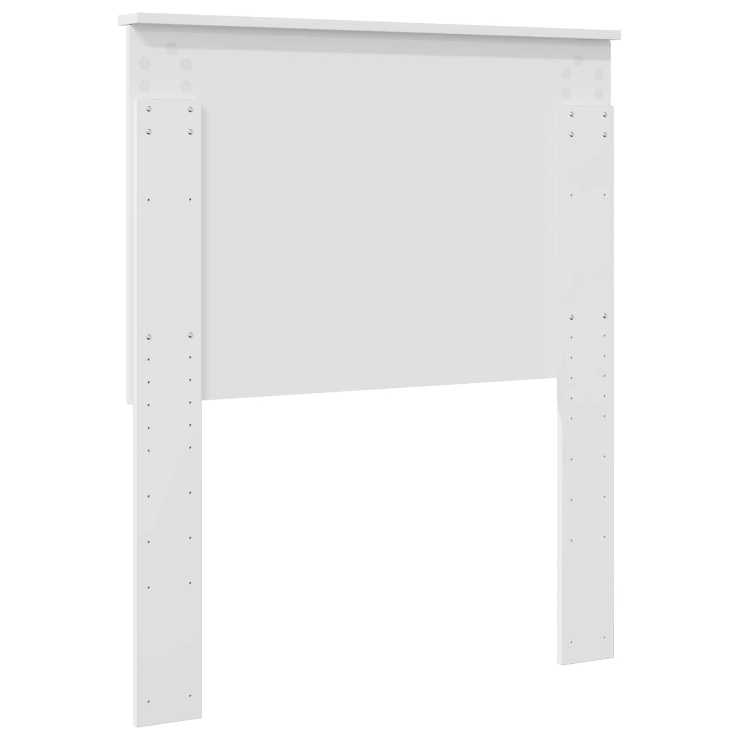 Headboard with Headboard Gloss White 80 cm Engineered wood