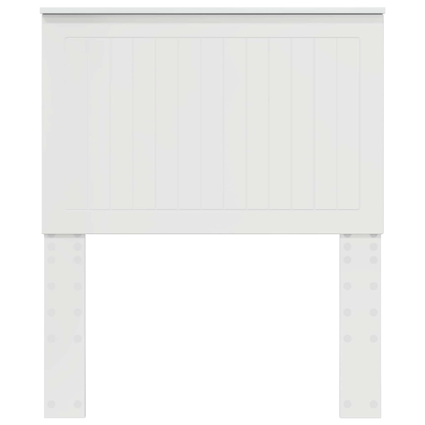 Headboard with Headboard Gloss White 80 cm Engineered wood