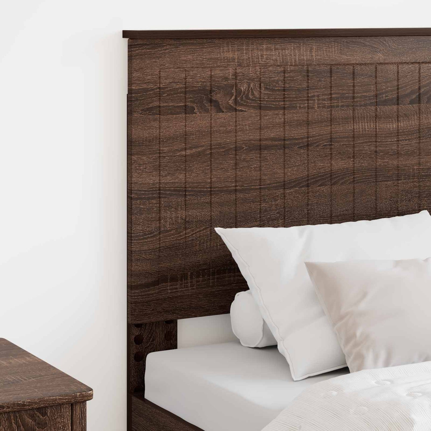 Headboard with Headboard Brown Oak 80 cm Engineered wood