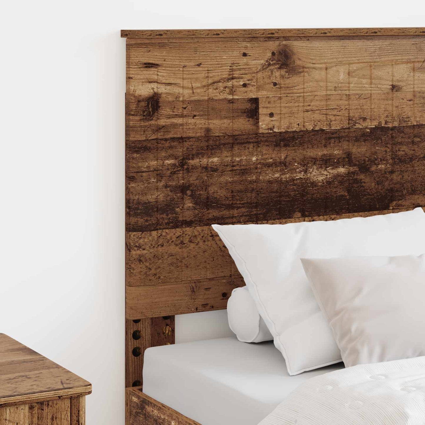 Headboard with Headboard Old Wood 80 cm Engineered wood