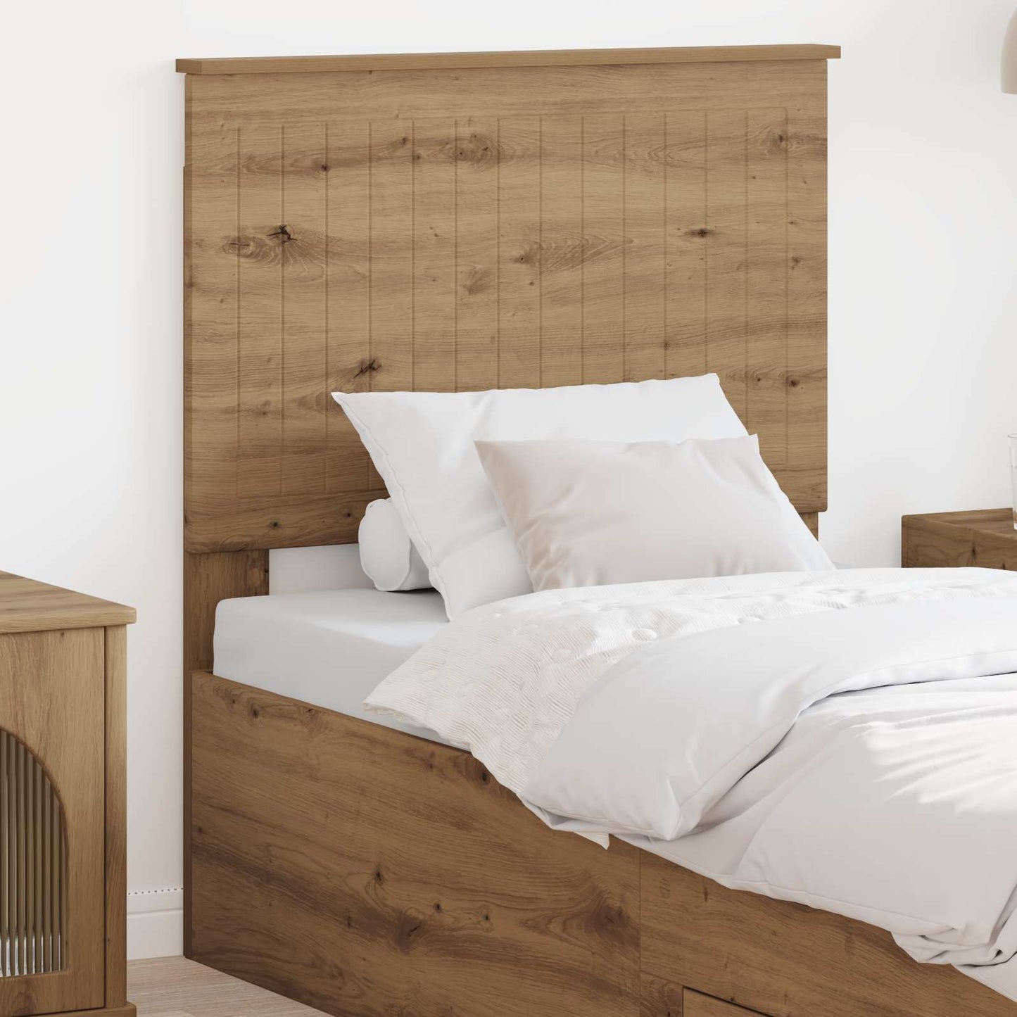 Headboard with Headboard Artisan Oak 80 cm Engineered wood