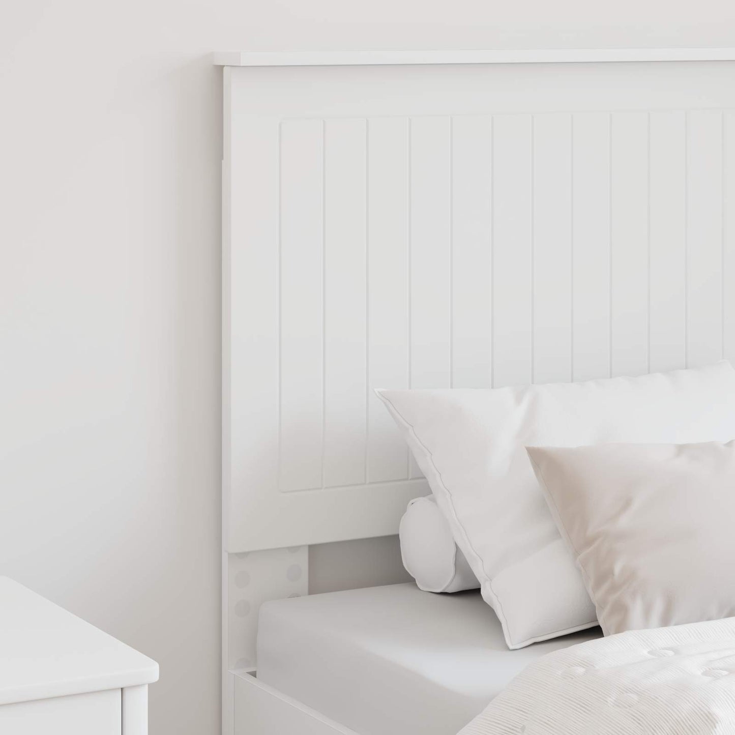 Headboard with Headboard White 75 cm Engineered wood