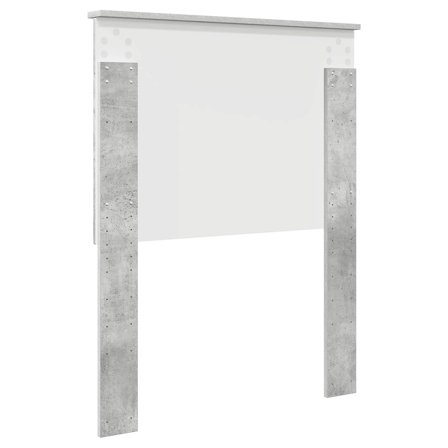 Headboard with Headboard Concrete Grey 75 cm Engineered wood