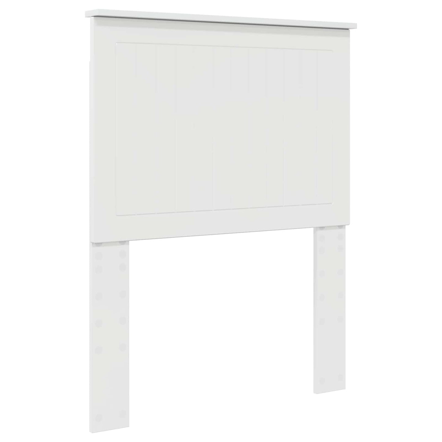 Headboard with Headboard Gloss White 75 cm Engineered wood