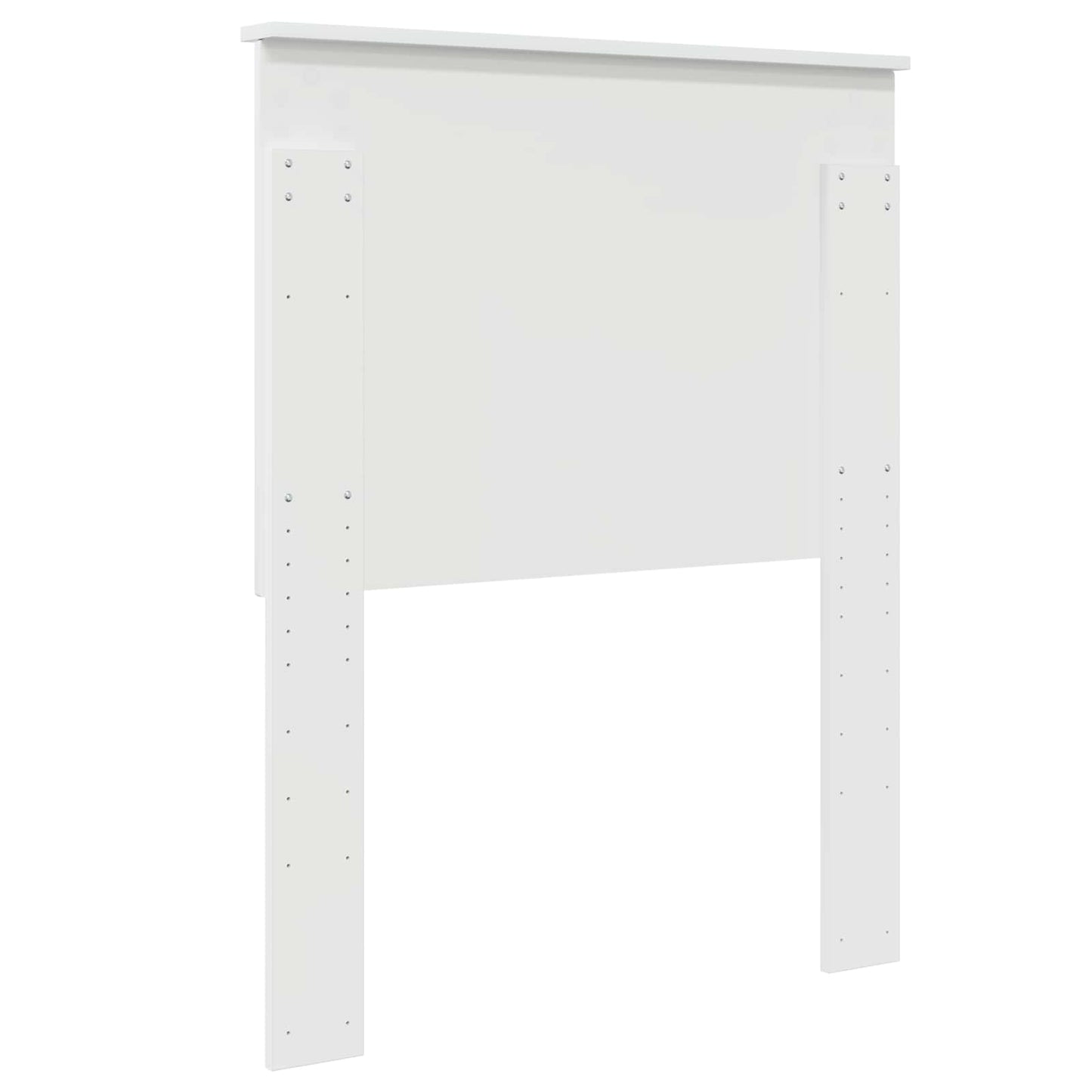 Headboard with Headboard Gloss White 75 cm Engineered wood